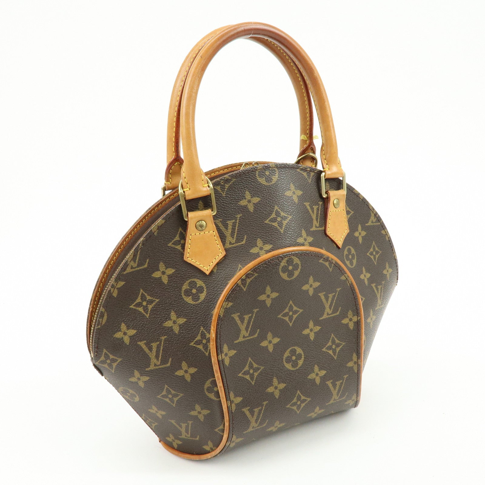 Louis Vuitton Monogram Canvas Ellipse PM Hand Bag Brown M51127