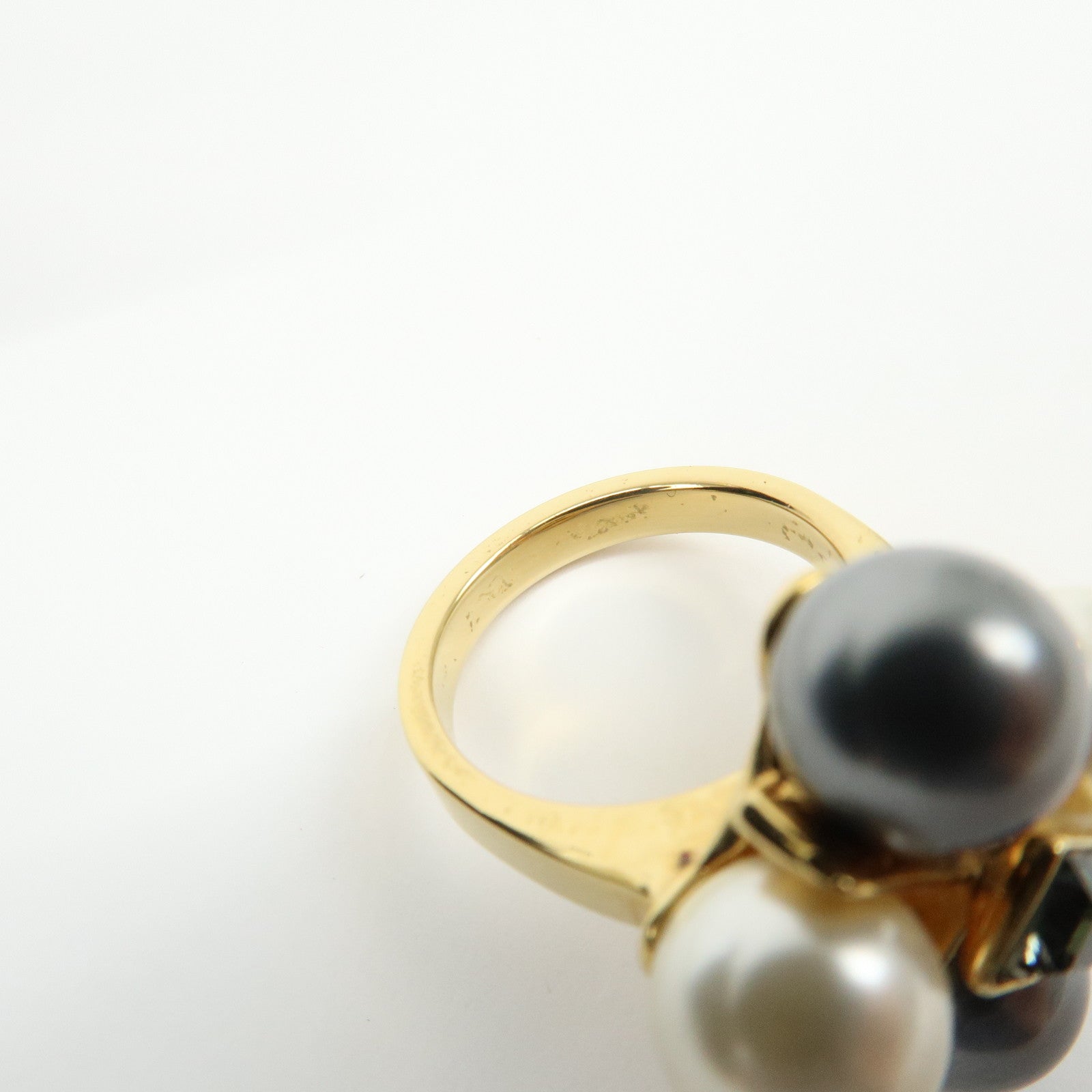 Louis Vuitton Bague Clemence Arrivee Imitation Pearl Ring M67017 S