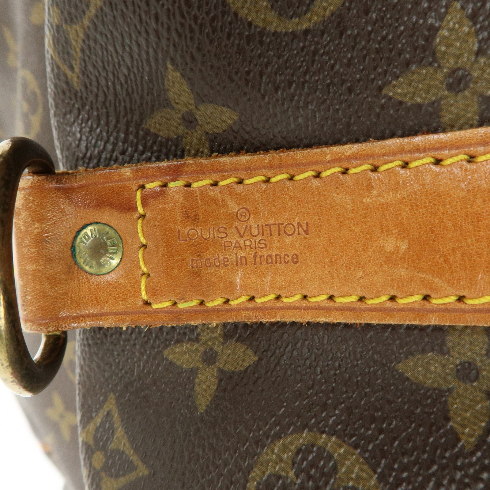 Louis Vuitton Monogram Keep All 55 Bandouliere Boston Bag Brown M56714