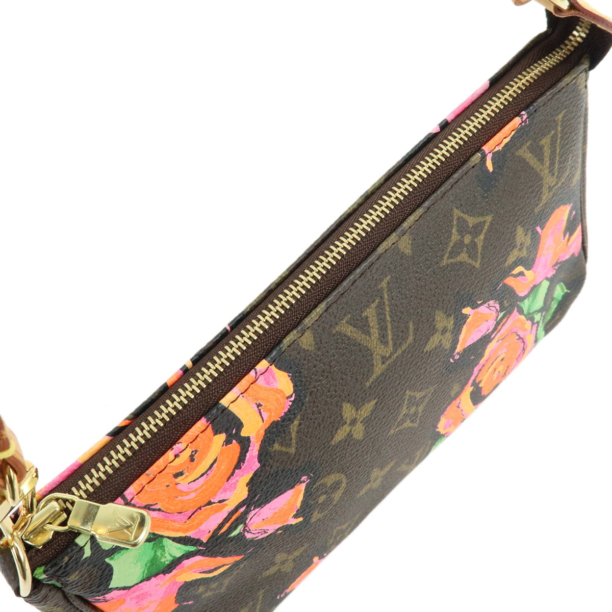 Louis Vuitton Monogram Rose Pochette Accessoires Pouch Brown M48615