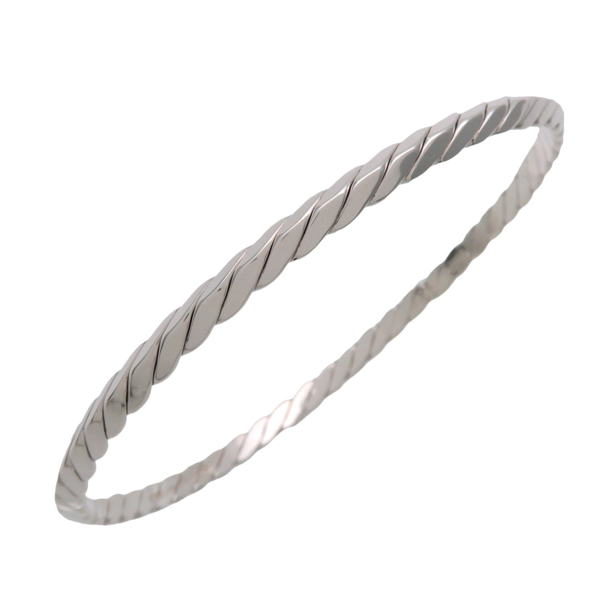 Tiffany & Co Knife Edge Twist Bangle Bracelet SV925 Silver