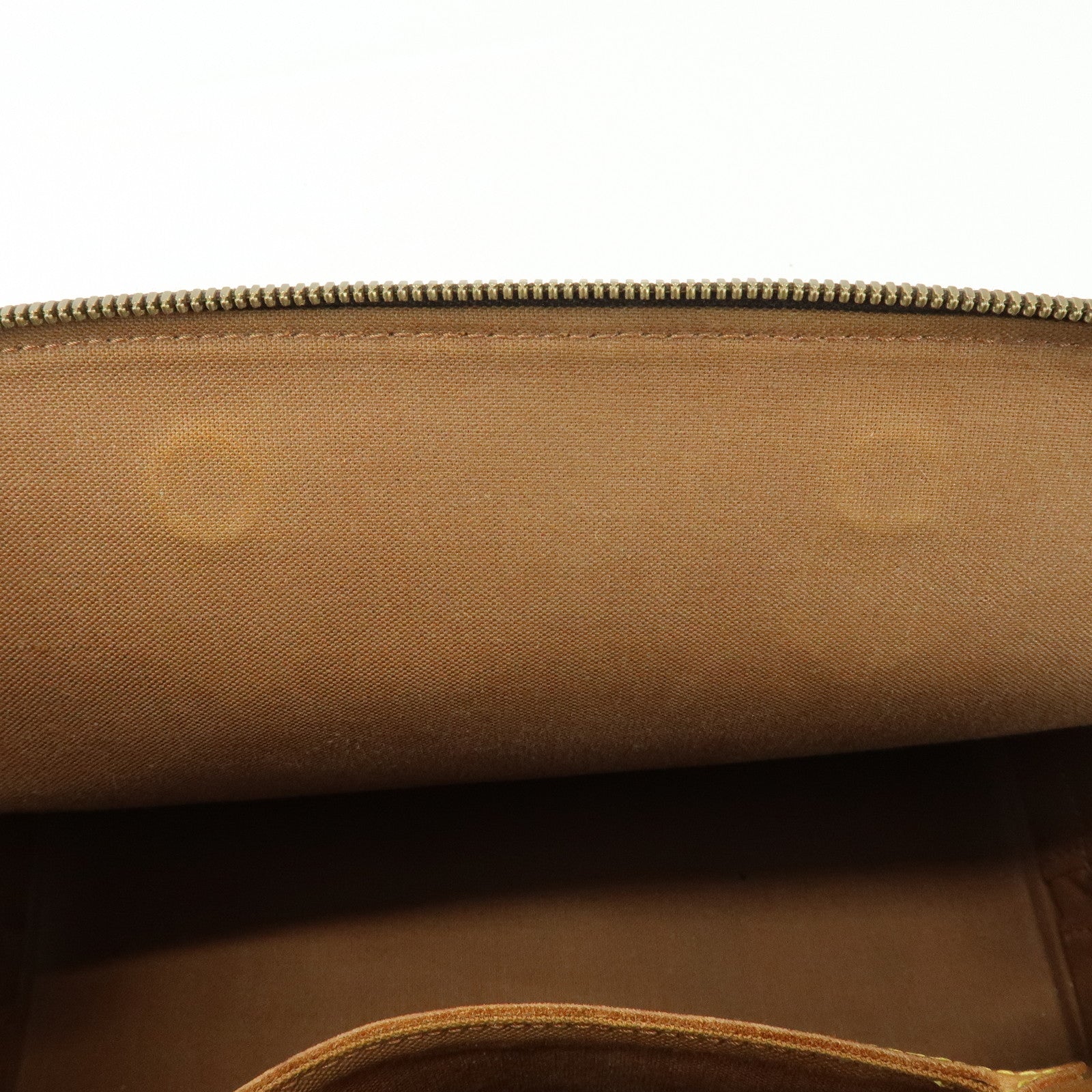 Louis Vuitton Monogram Alma PM Canvas Leather Hand Bag Brown M51130