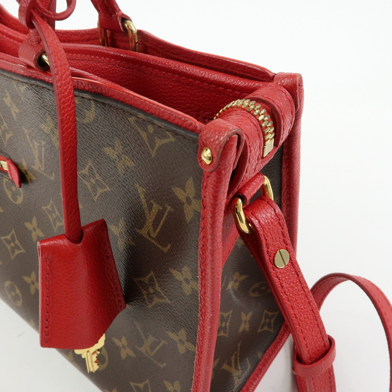 Louis Vuitton Monogram Popincourt PM 2Way Shoulder Bag Brown M43433