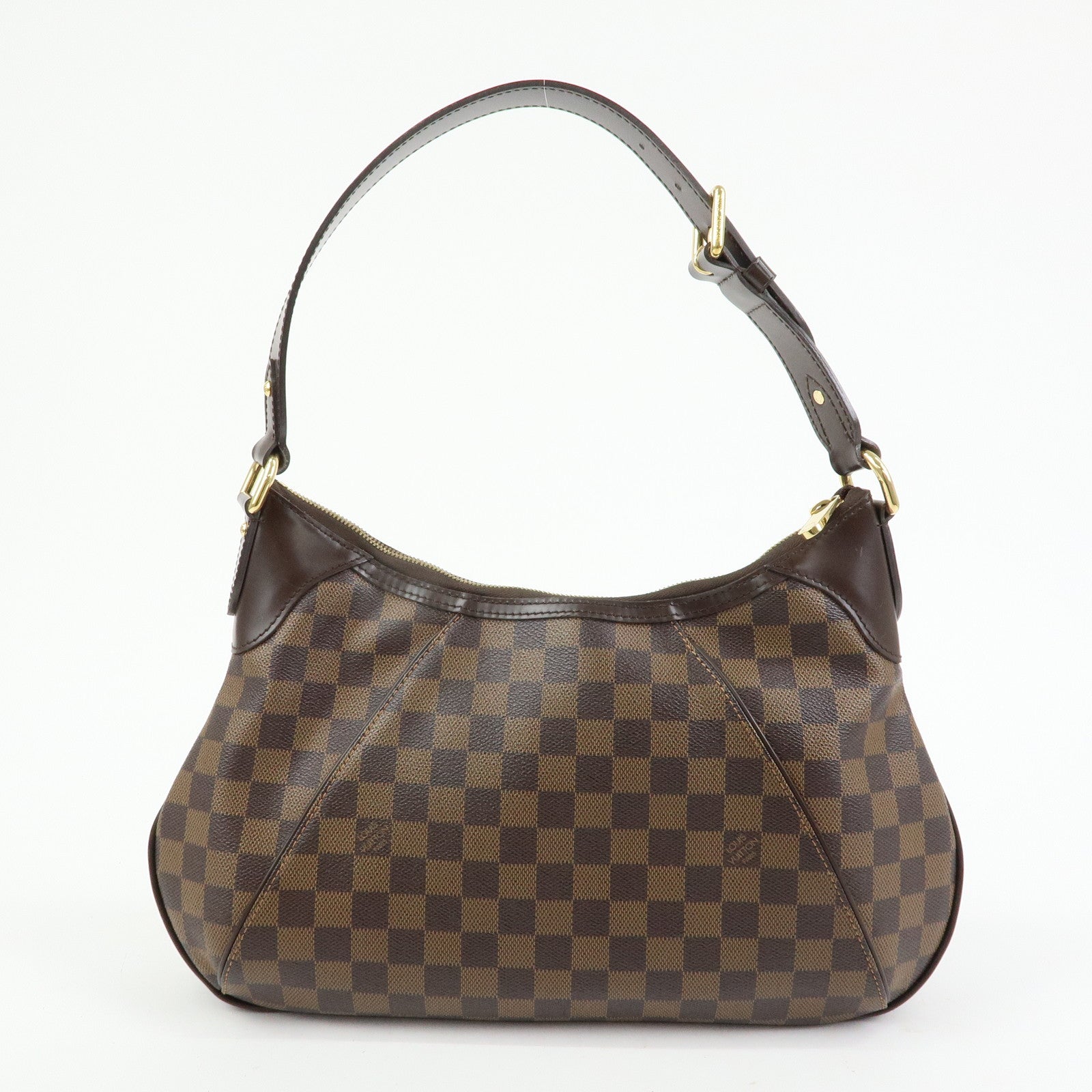 Louis Vuitton Damier Thames GM Shoulder Bag Brown N48181