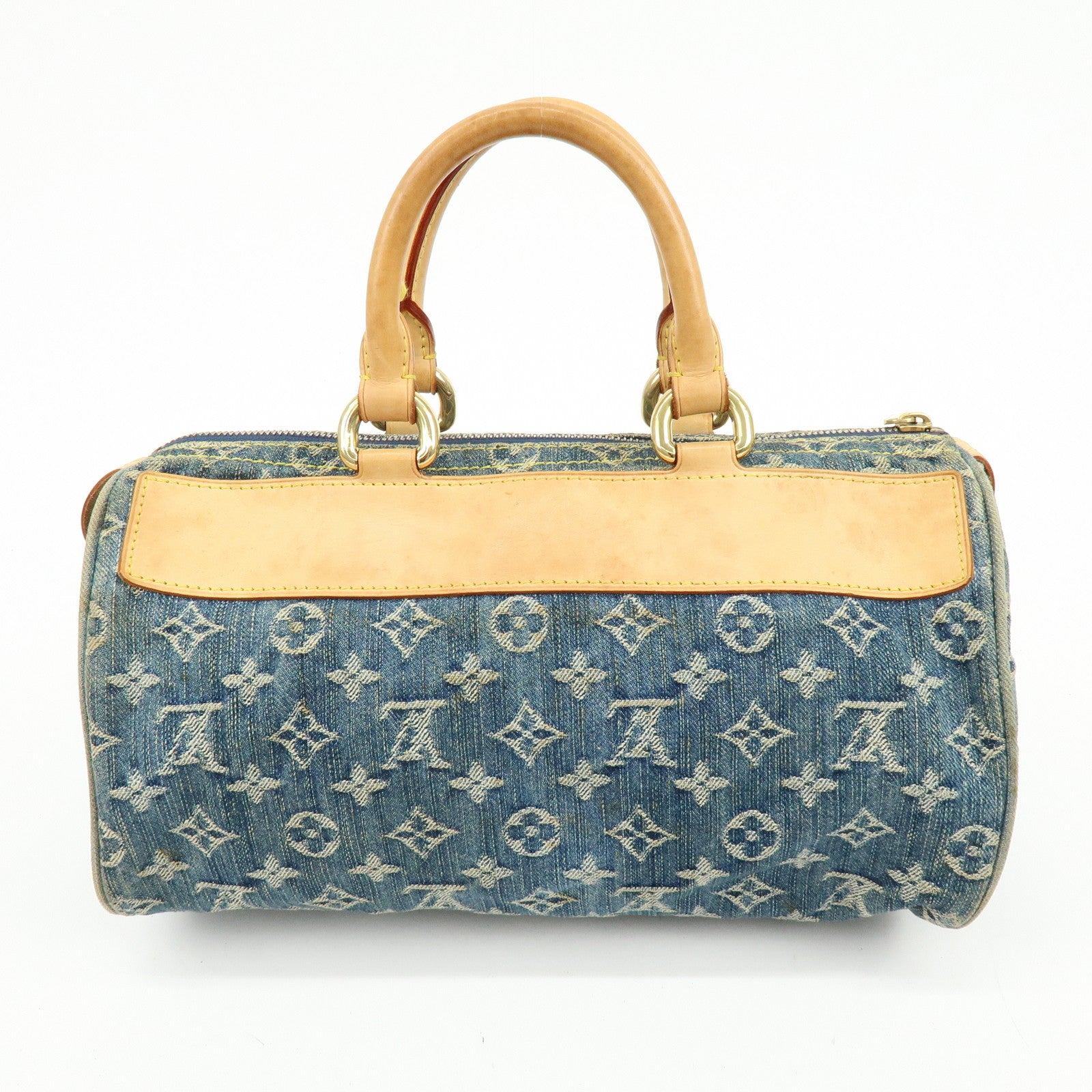 Louis Vuitton Monogram Denim Neo Speedy Boston Bag Blue M95019