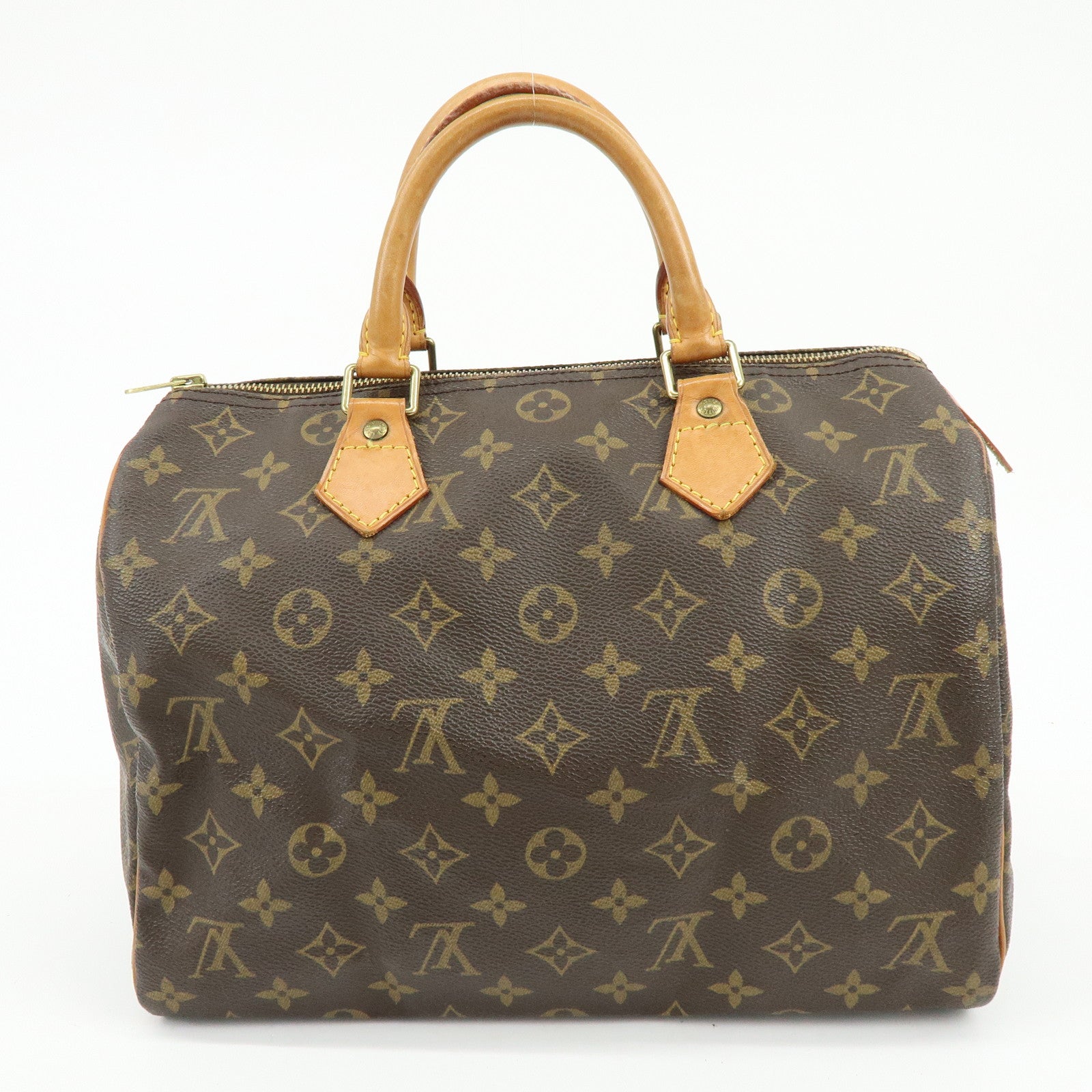 Louis Vuitton Monogram Speedy 30 Boston Bag Hand Bag Brown M41526