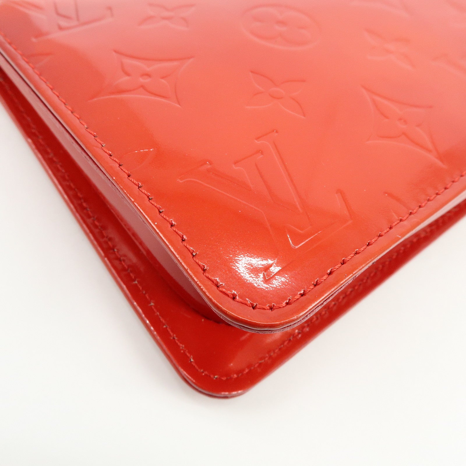Louis Vuitton Monogram Vernis Lexington Accessoires Pouch Rouge M91132