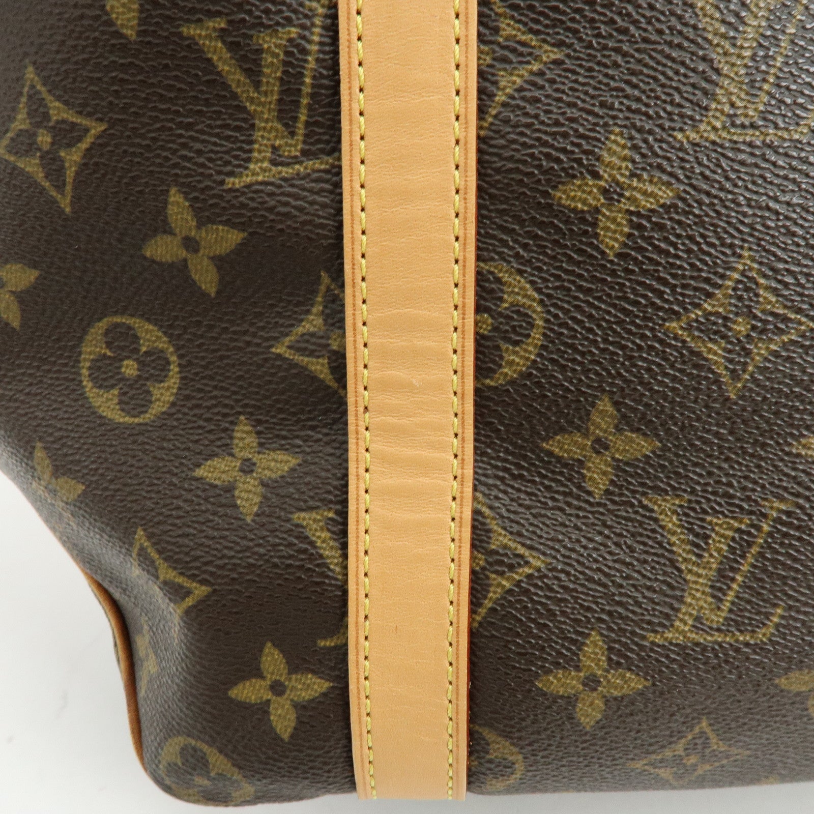 Louis Vuitton Monogram Sac Shopping Canvas Shoulder Bag Brown M51108