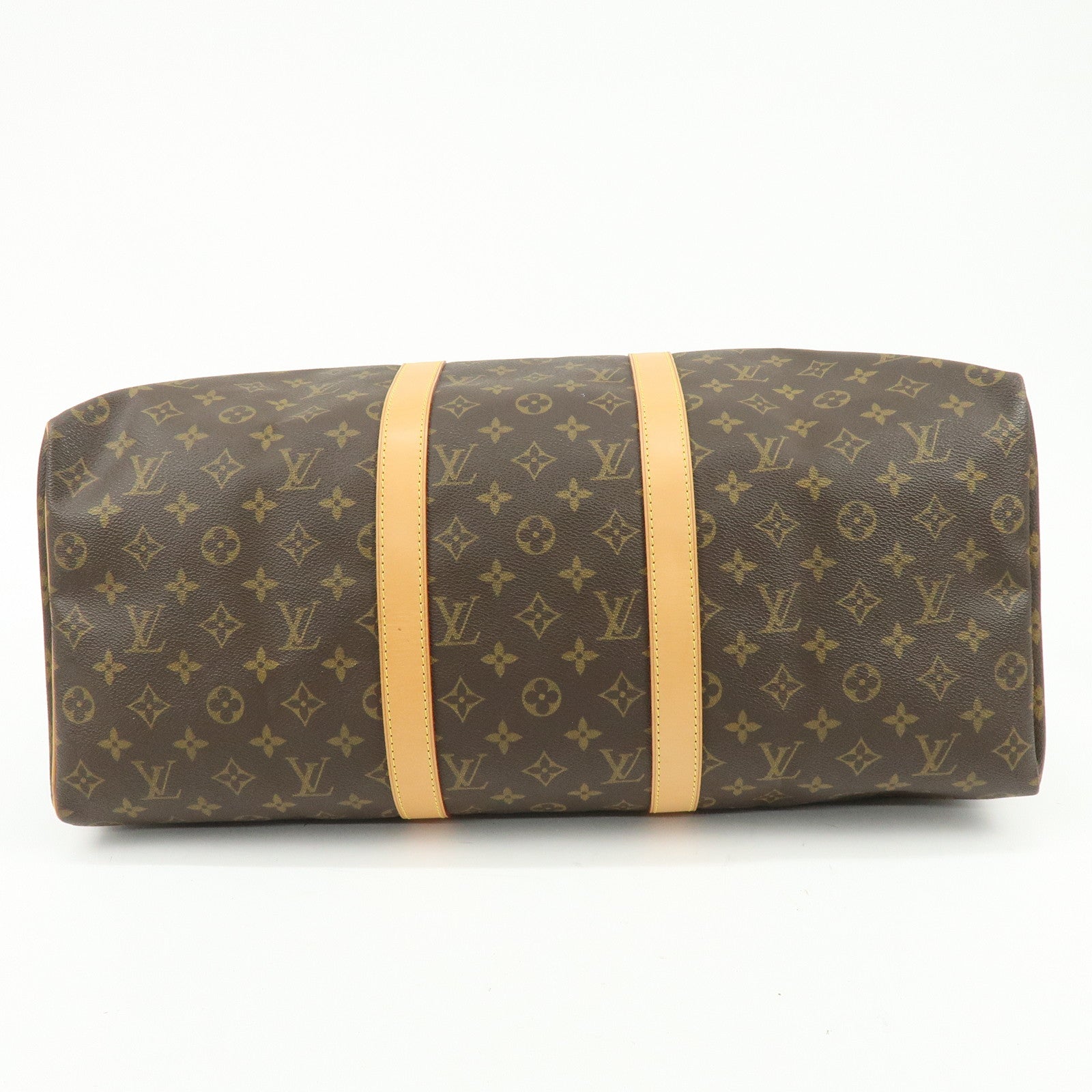 Louis Vuitton Monogram Keep All 50 Boston Bag Brown M41426