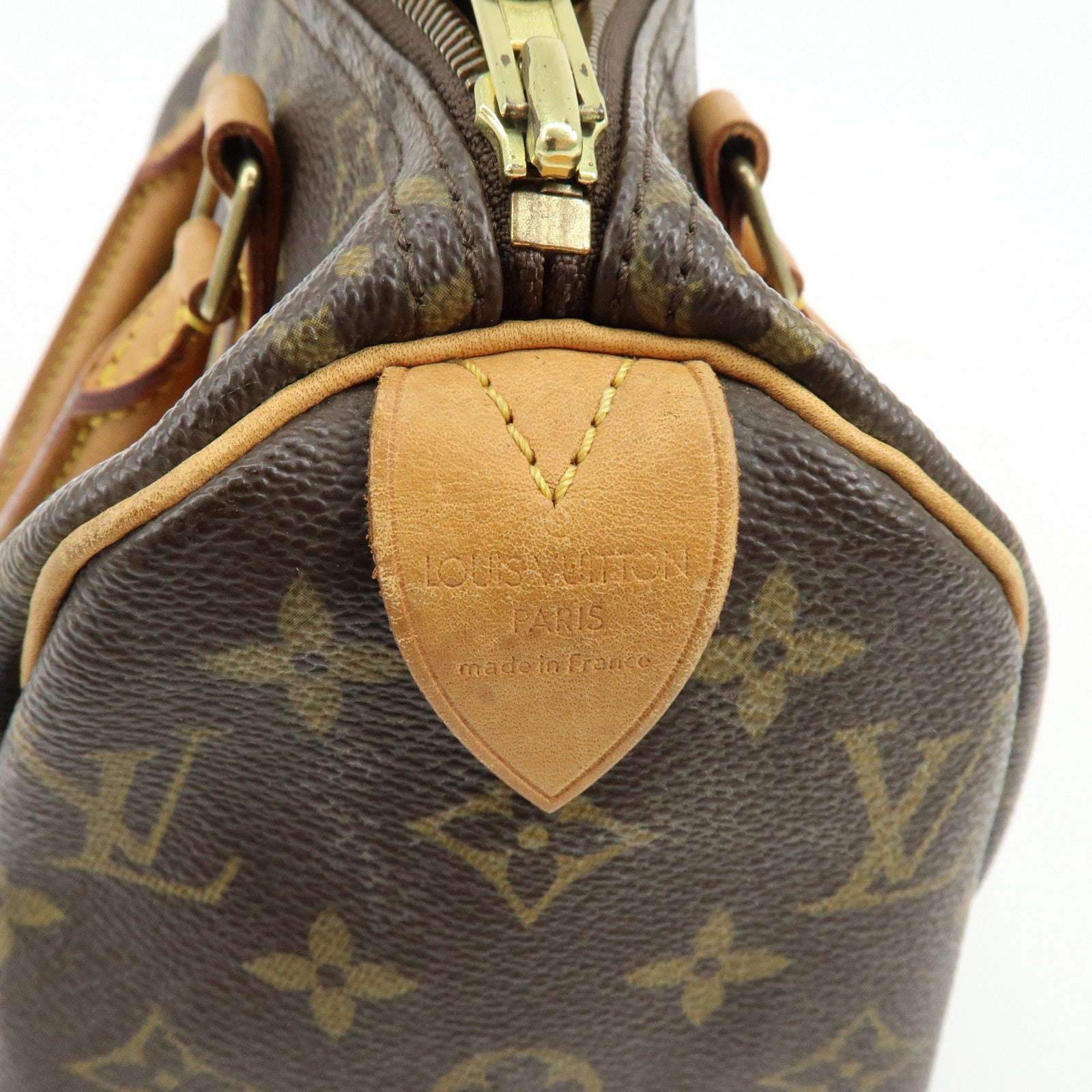 Louis Vuitton Monogram Speedy 25 Boston Bag Hand Bag Brown M41528
