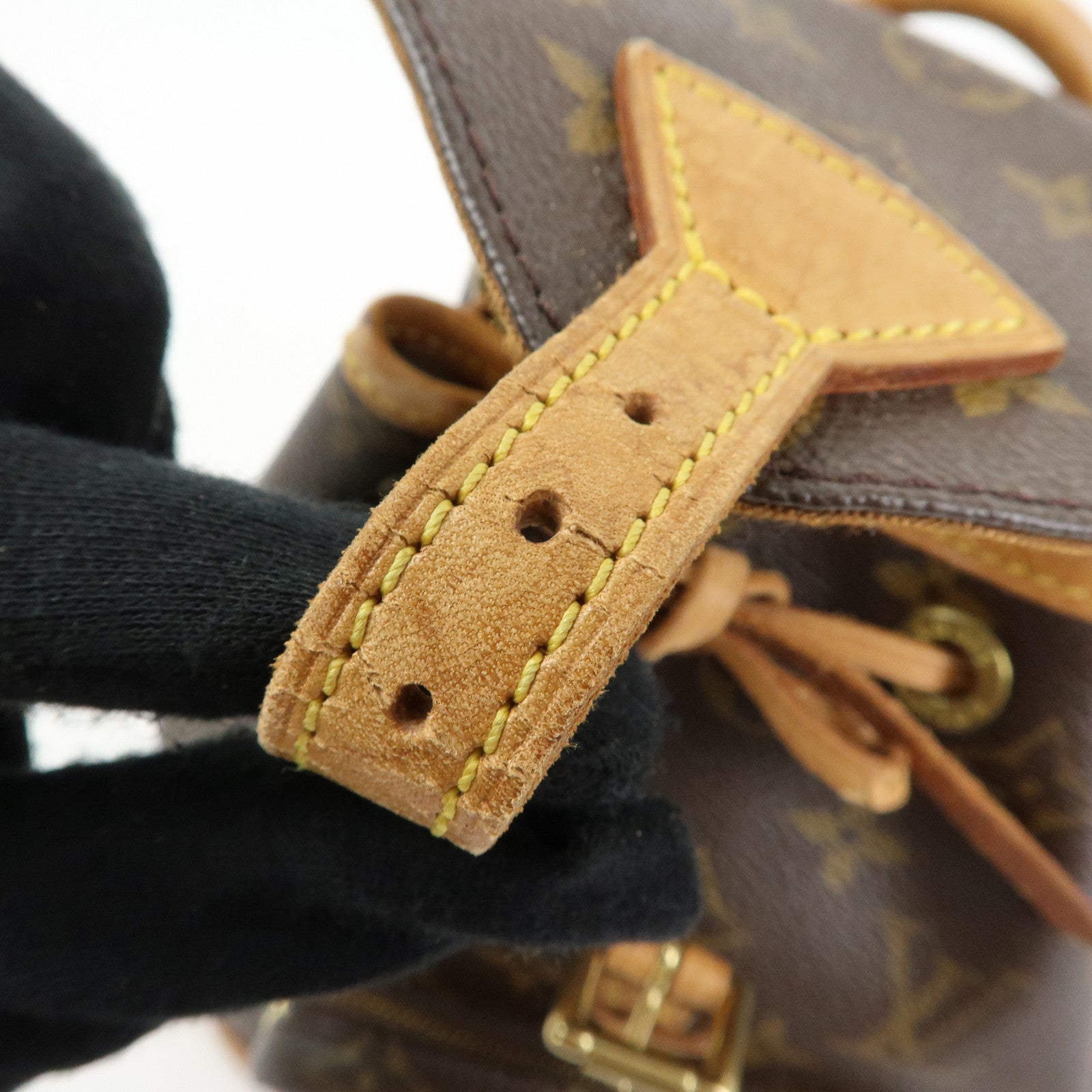 Louis Vuitton Monogram Montsouris Mini Backpack Rucksack Brown M51137