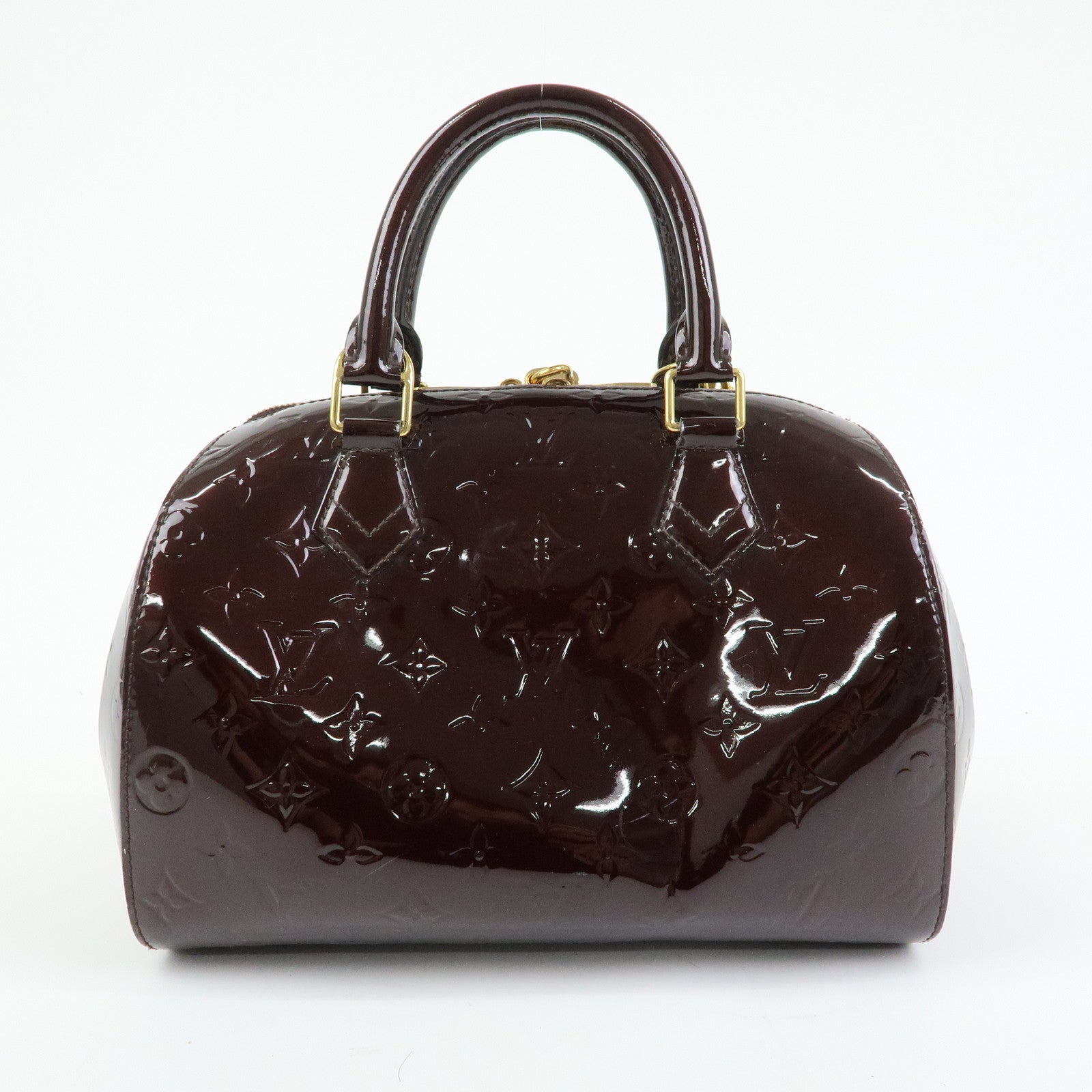 Louis Vuitton Monogram Vernis Montana Leather Hand Bag Amarante M90057