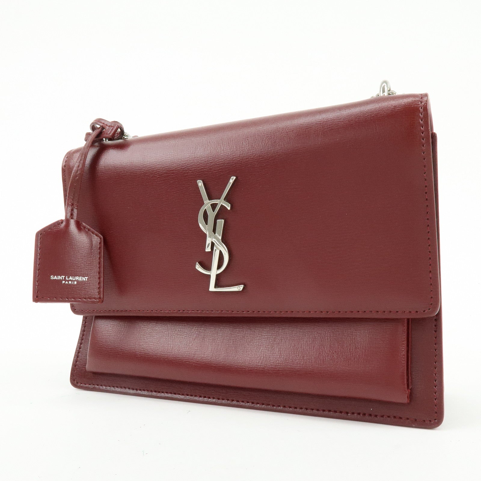 SAINT LAURENT PARIS Cassandra Sunset Medium Leather Shoulder Bag 442906