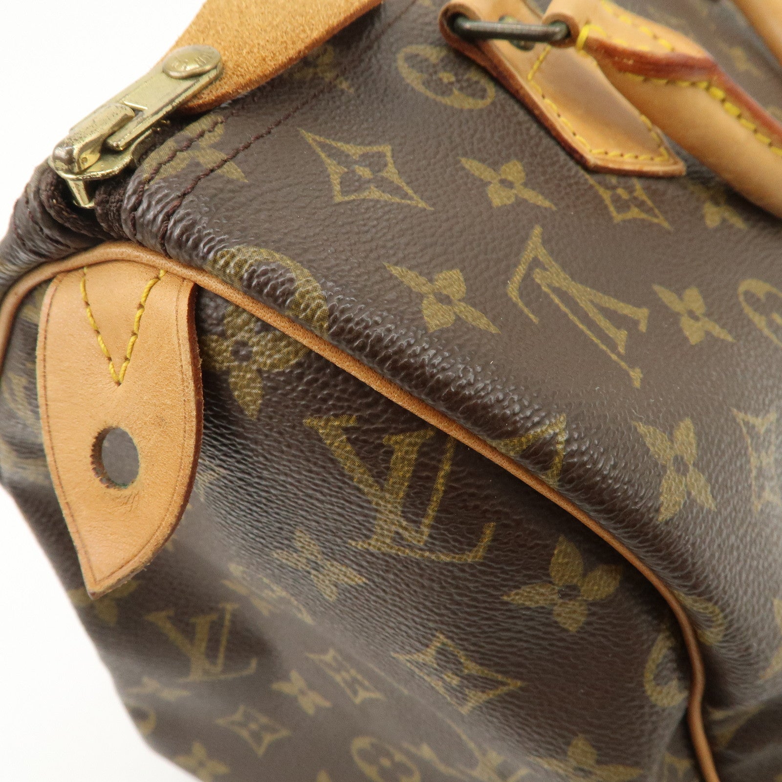 Louis Vuitton Monogram Speedy 30 Hand Bag Boston Bag M41526 Used