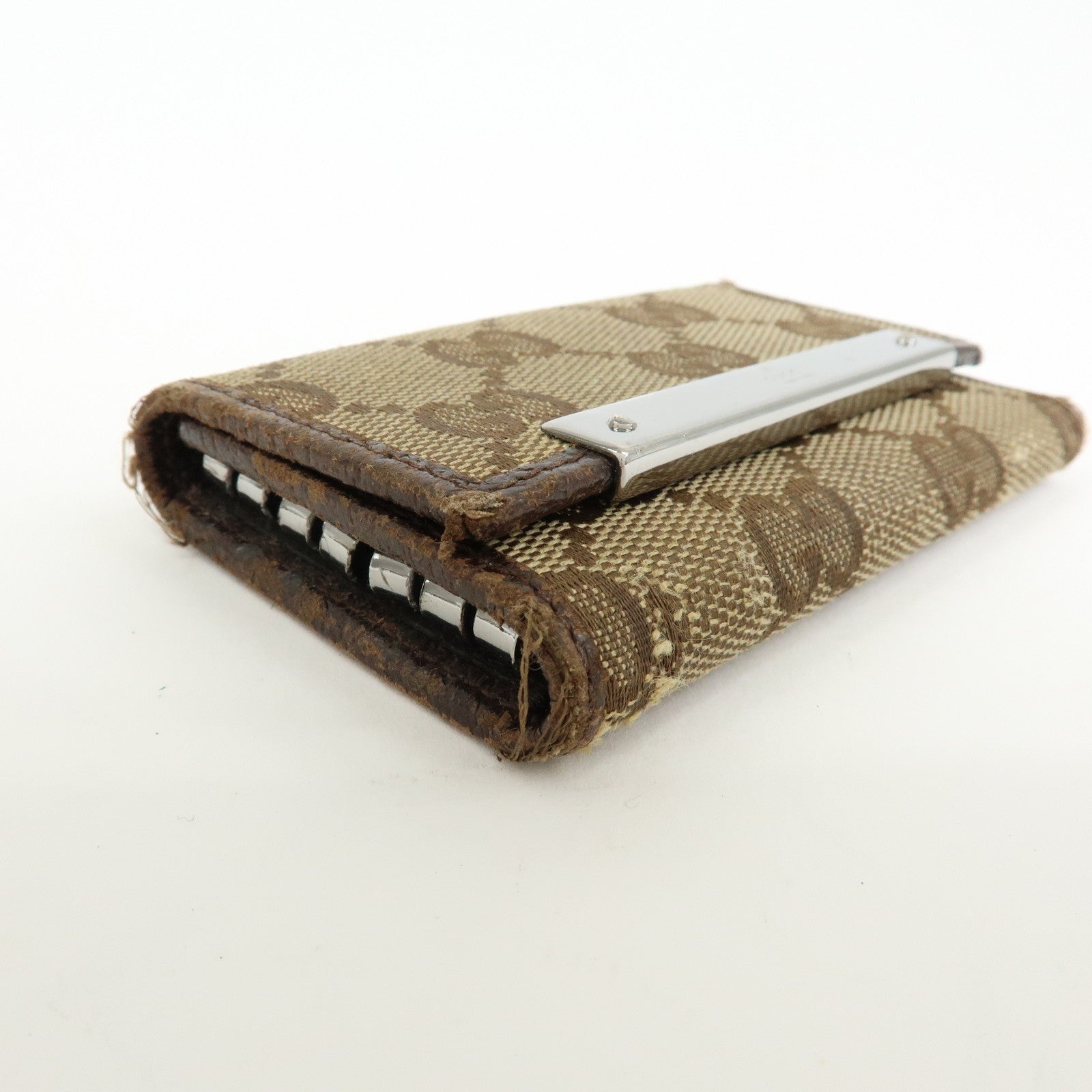 GUCCI Set of 2 Interlocking G Wallet Key Case 212110 27048 04564