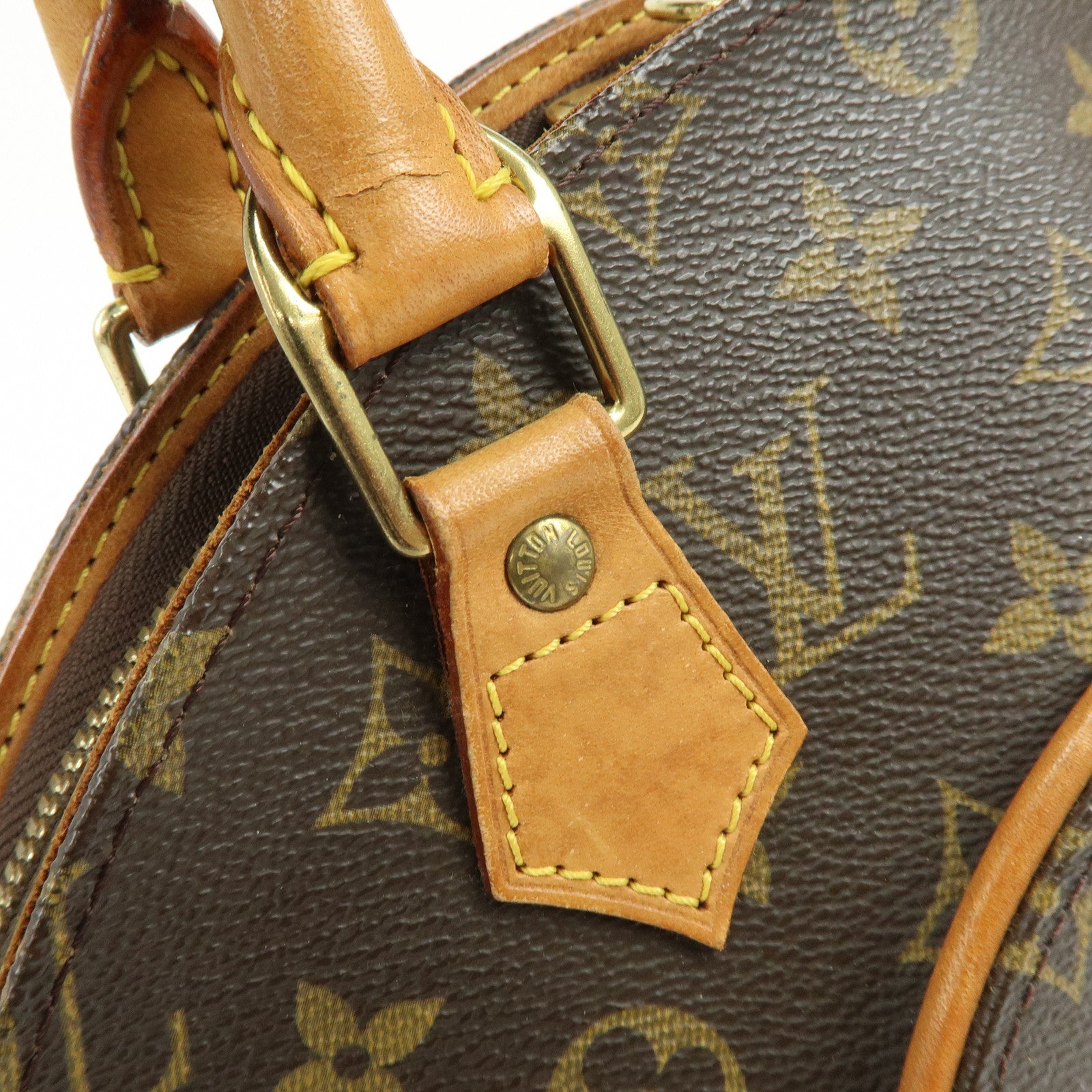Louis Vuitton Monogram Canvas Ellipse PM Hand Bag Brown M51127
