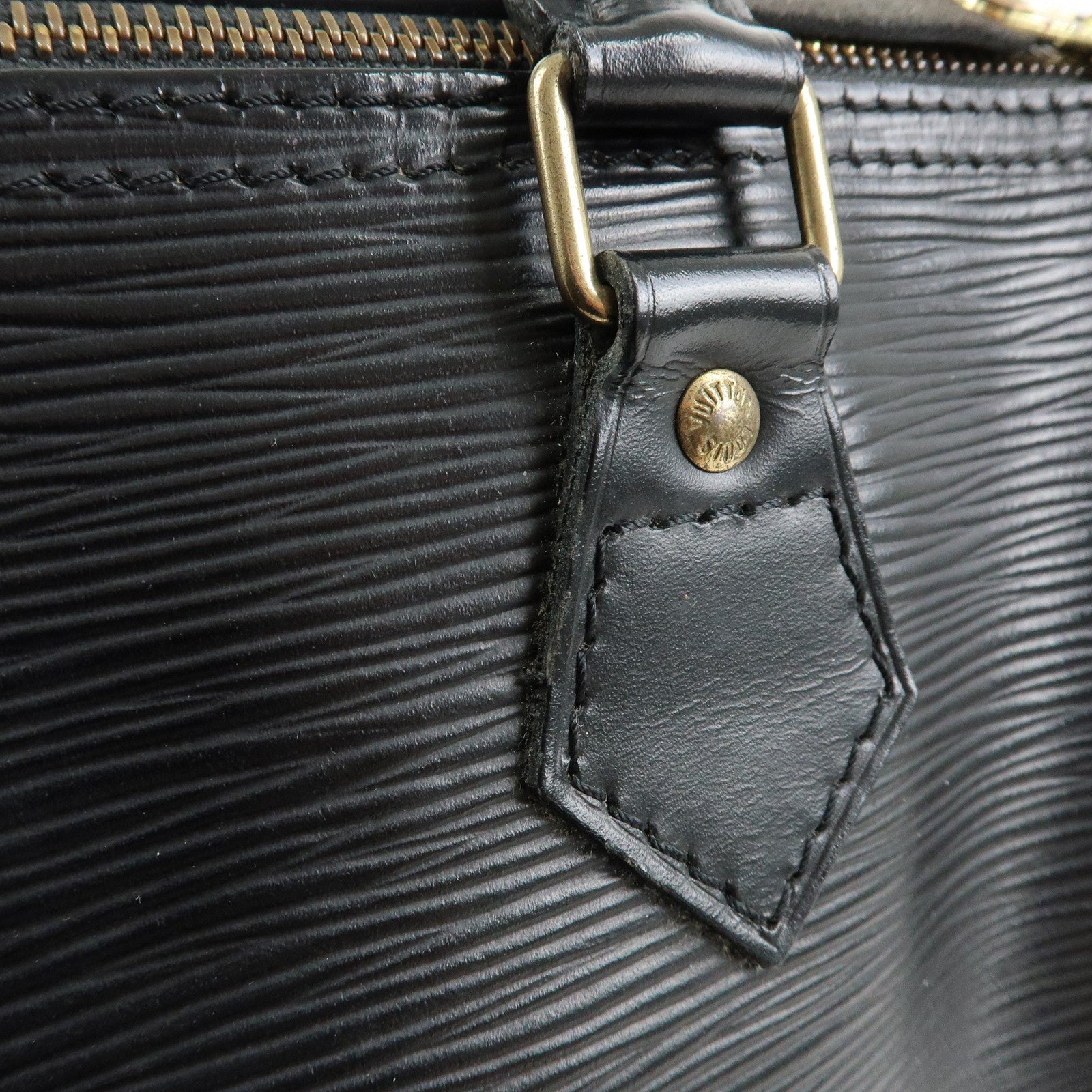 Louis Vuitton Epi Speedy 25 Boston Bag Hand Bag Noir Black M43012