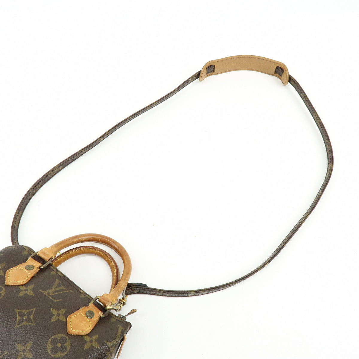 Louis Vuitton Monogram Mini Speedy Hand Bag Brown M41534 J75011 Lot