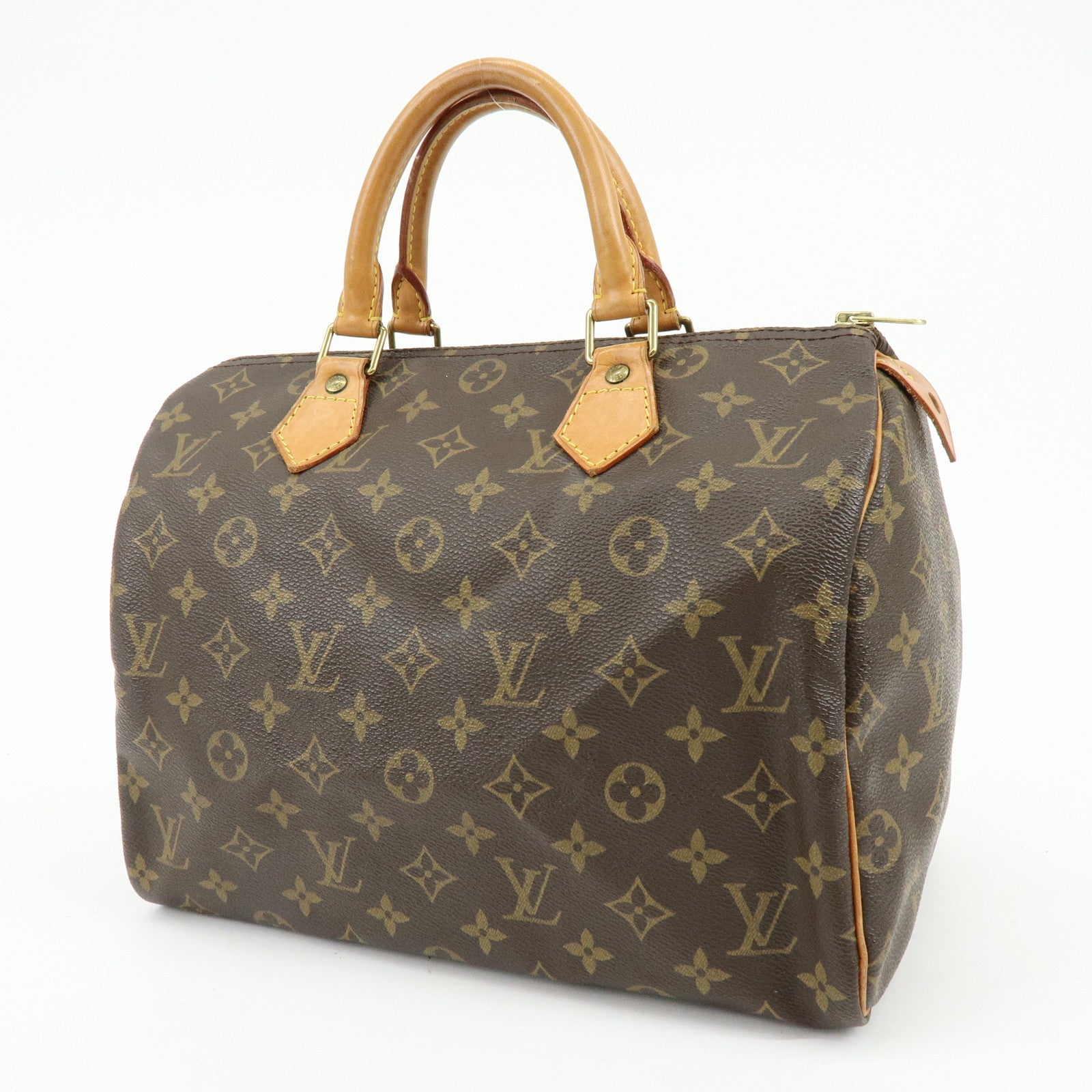 Louis Vuitton Monogram Speedy 30 Boston Bag Hand Bag Brown M41526