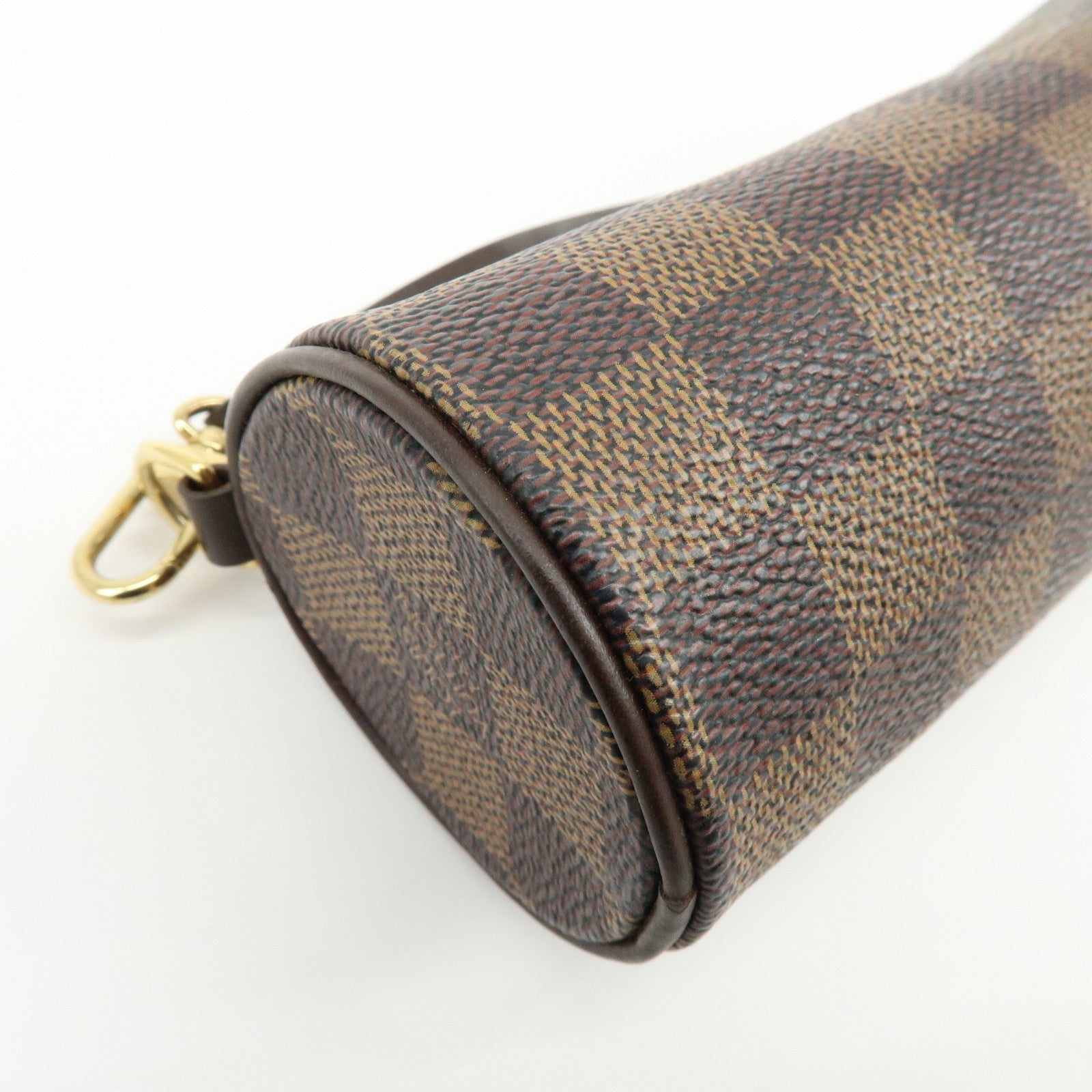 Louis Vuitton Damier Ebene Mini Pouch for Papillon Bag Brown