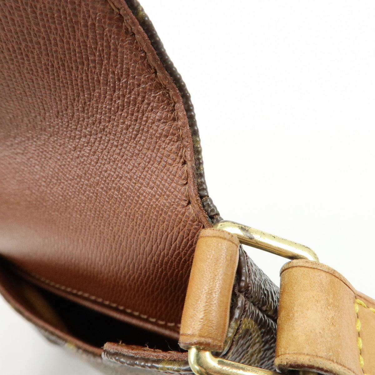 Louis Vuitton Monogram Musette Tango Short Shoulder Bag Brown M51257