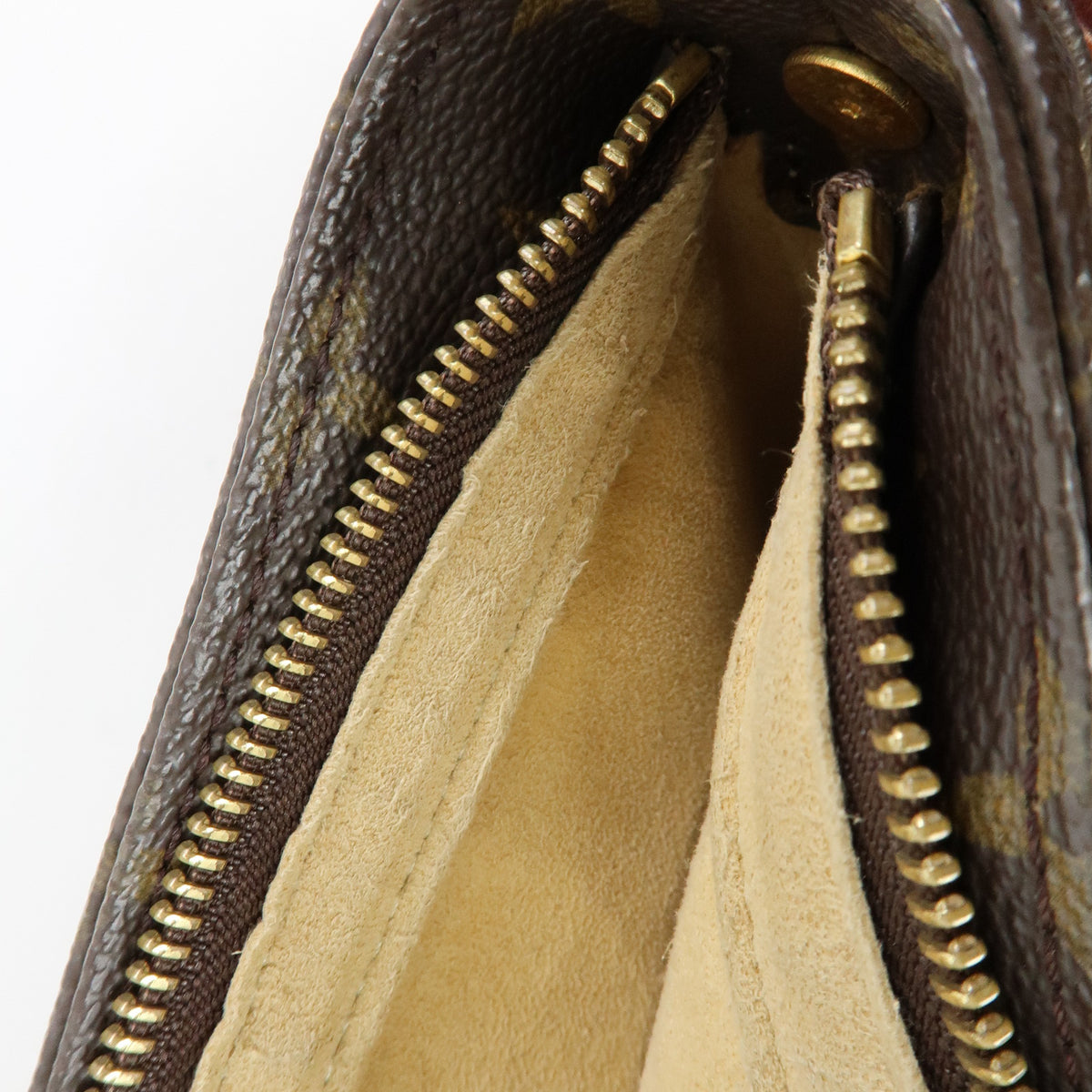 Louis Vuitton Monogram Looping GM Shoulder Bag Brown M51145