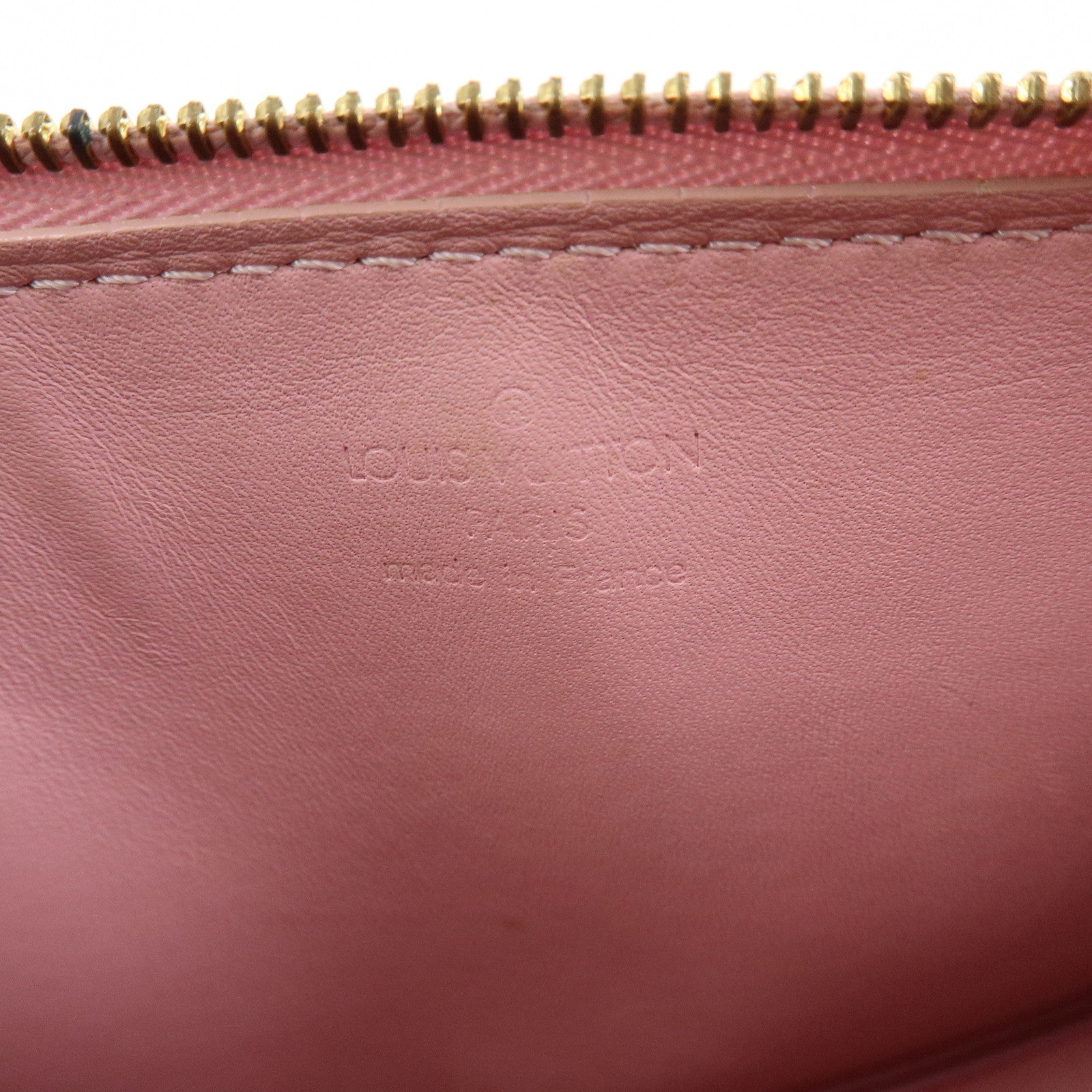 Louis Vuitton Monogram Vernis Lexington Accessoires Pouch Orange M91057