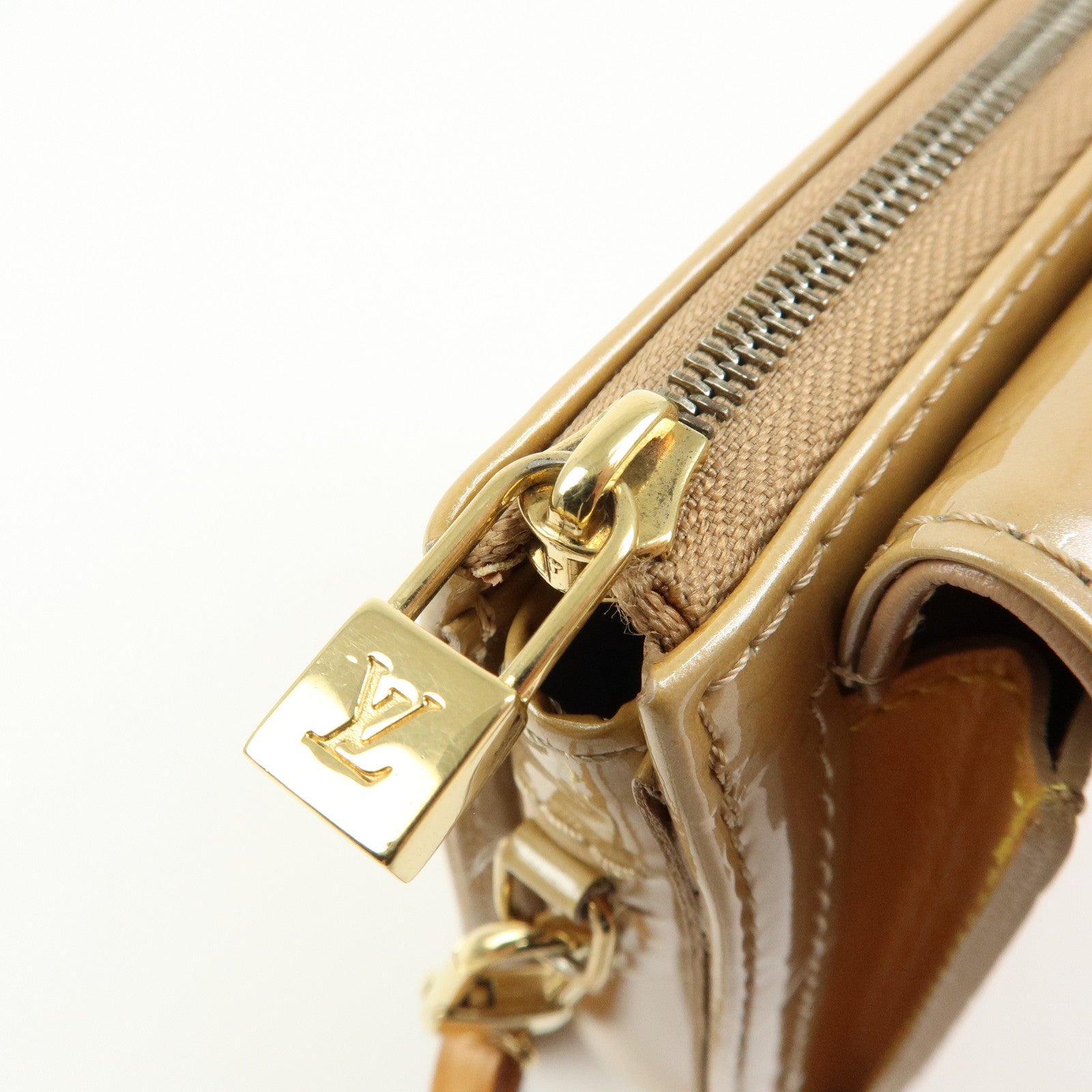 Louis Vuitton Monogram Vernis Motte Shoulder Bag Noisette M91337