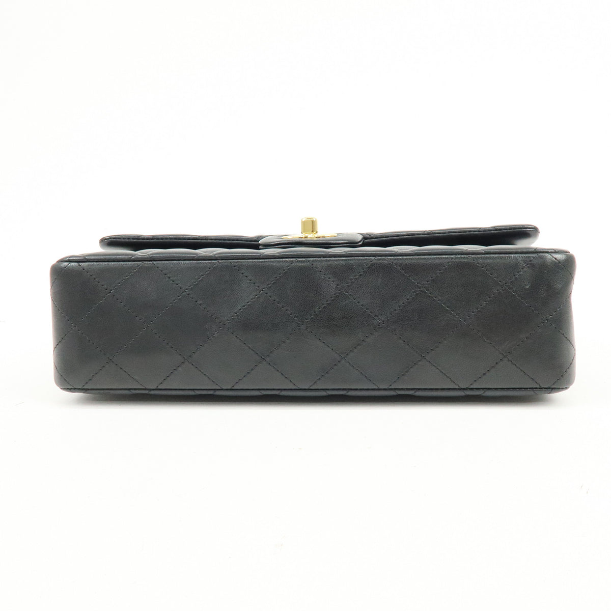 CHANEL Matelasse 25 Lamb Skin Double Flap Chain Shoulder Bag A01112