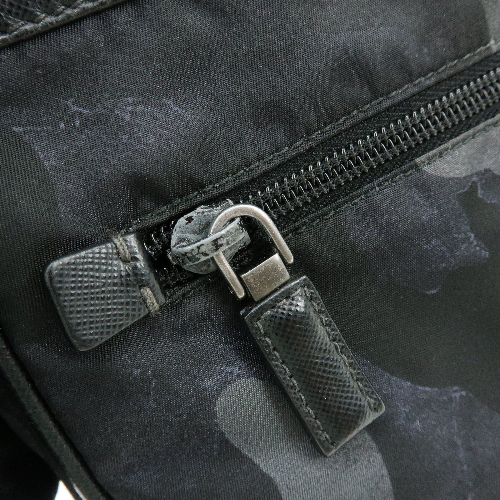 PRADA Triangle Logo Nylon Shoulder Crossbody Bag Cammoflage BR2418