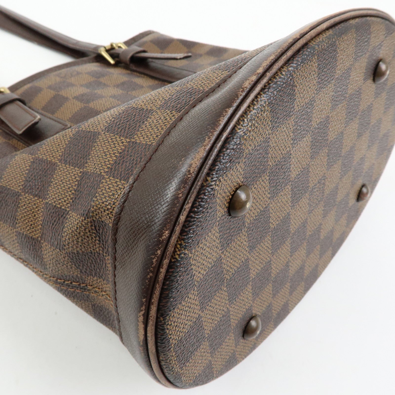 Louis Vuitton Damier Ebene Marais Tote Bag Hand Bag Brown N42240