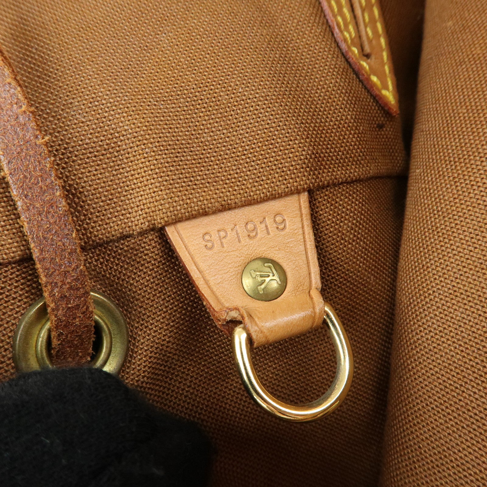 Louis Vuitton Monogram Montsouris MM Backpack Rucksack Brown M51136