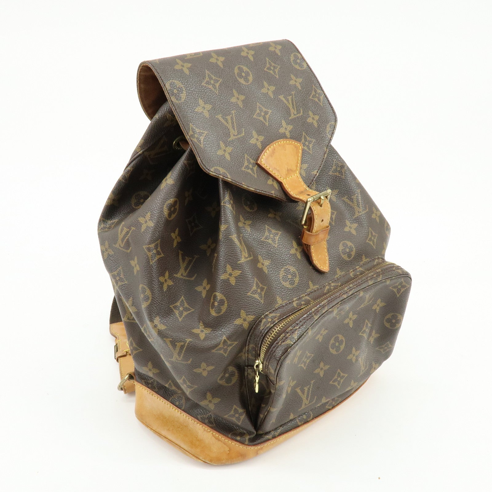 Louis Vuitton Monogram Montsouris GM Backpack Rucksuck Brown M51135