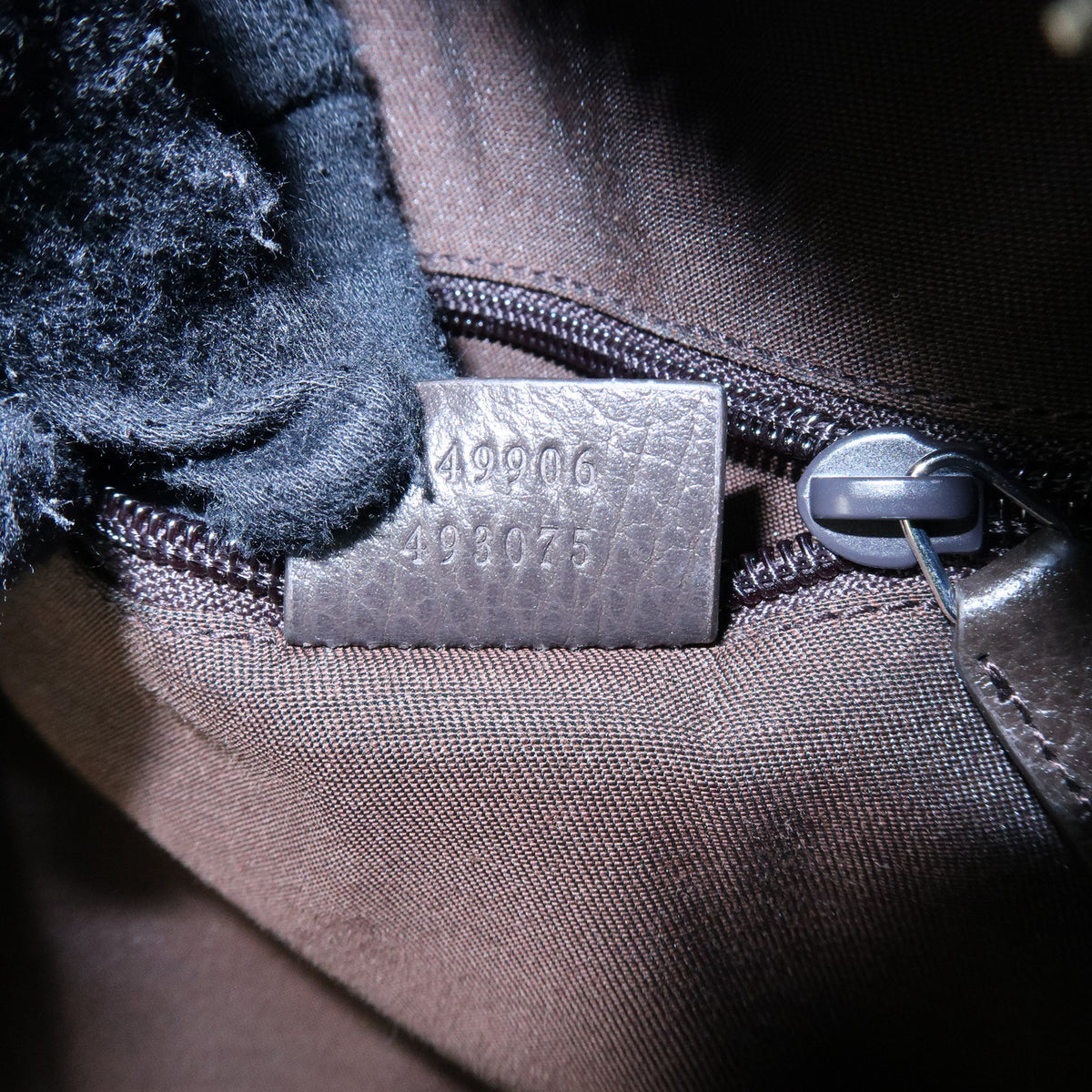 GUCCI GG Canvas Leather Backpack Rucksack Brown 449906