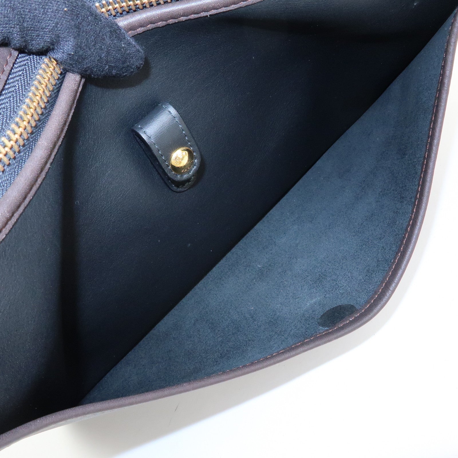 LOEWE Anagram Leather Sophia Shoulder Bag Crossbody Bag Black Brown