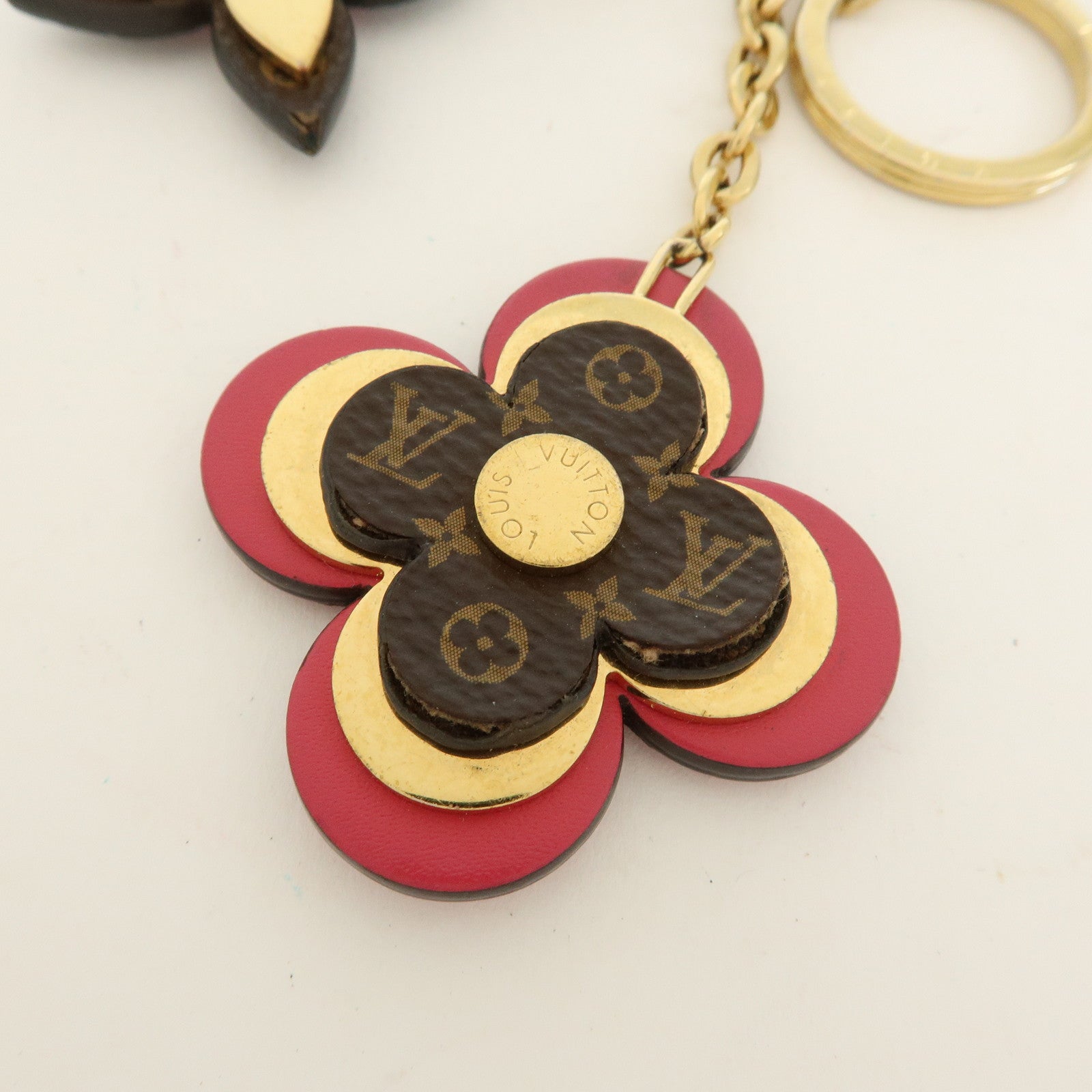 Louis Vuitton Porte Cles Blooming Flower Bag Charm Key Chain M63084