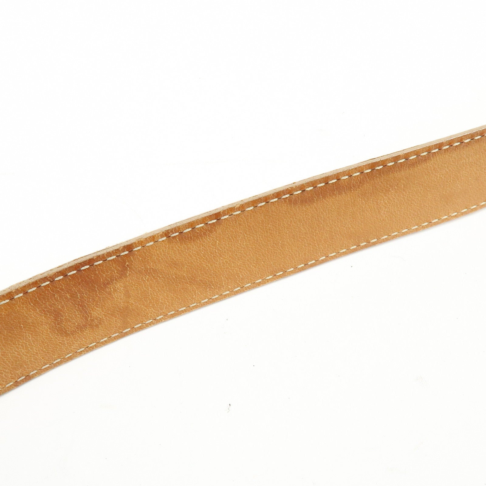 CELINE C Macadam Suede Leather Shoulder Bag Khaki