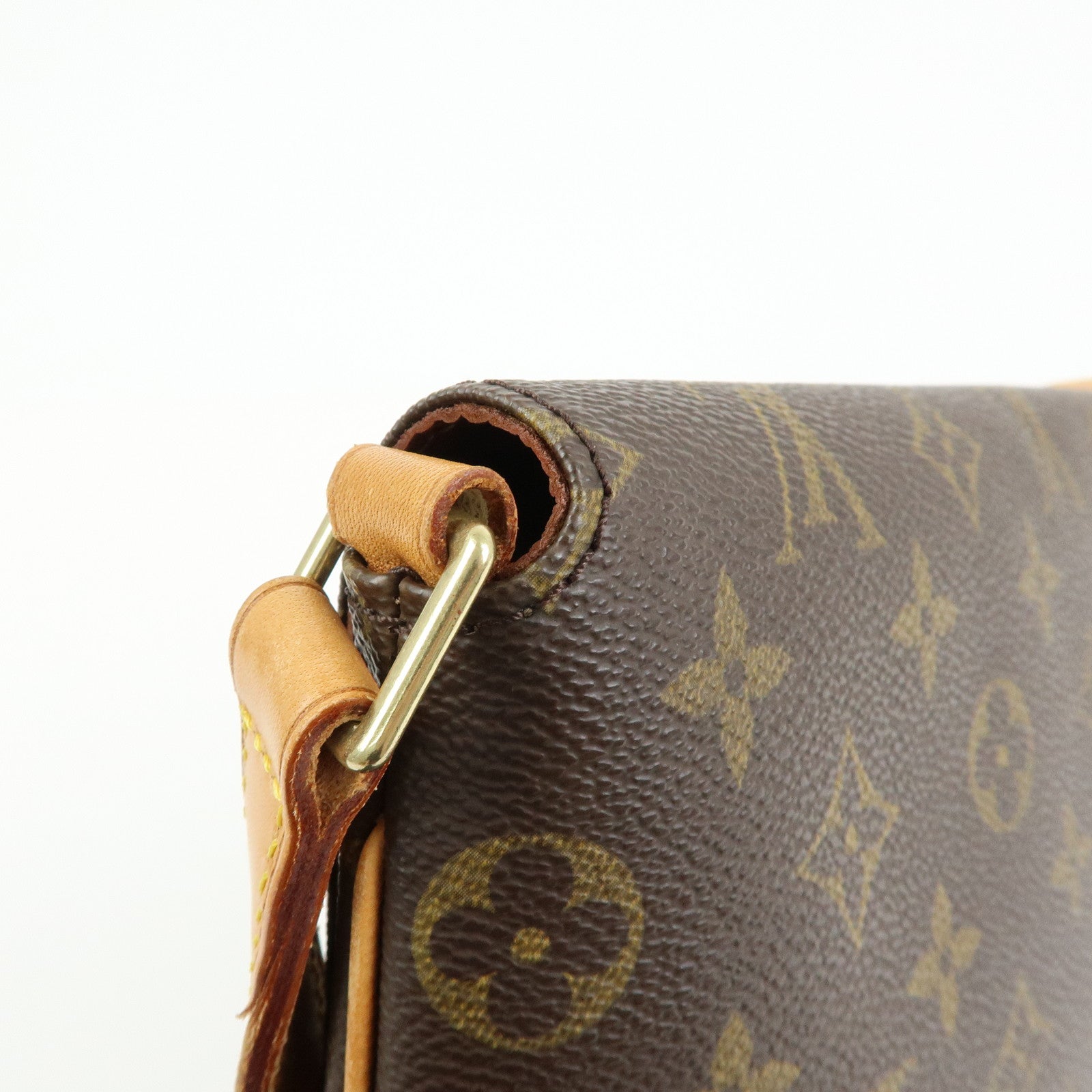 Louis Vuitton Monogram Musette Tango Short Shoulder Bag Brown M51257