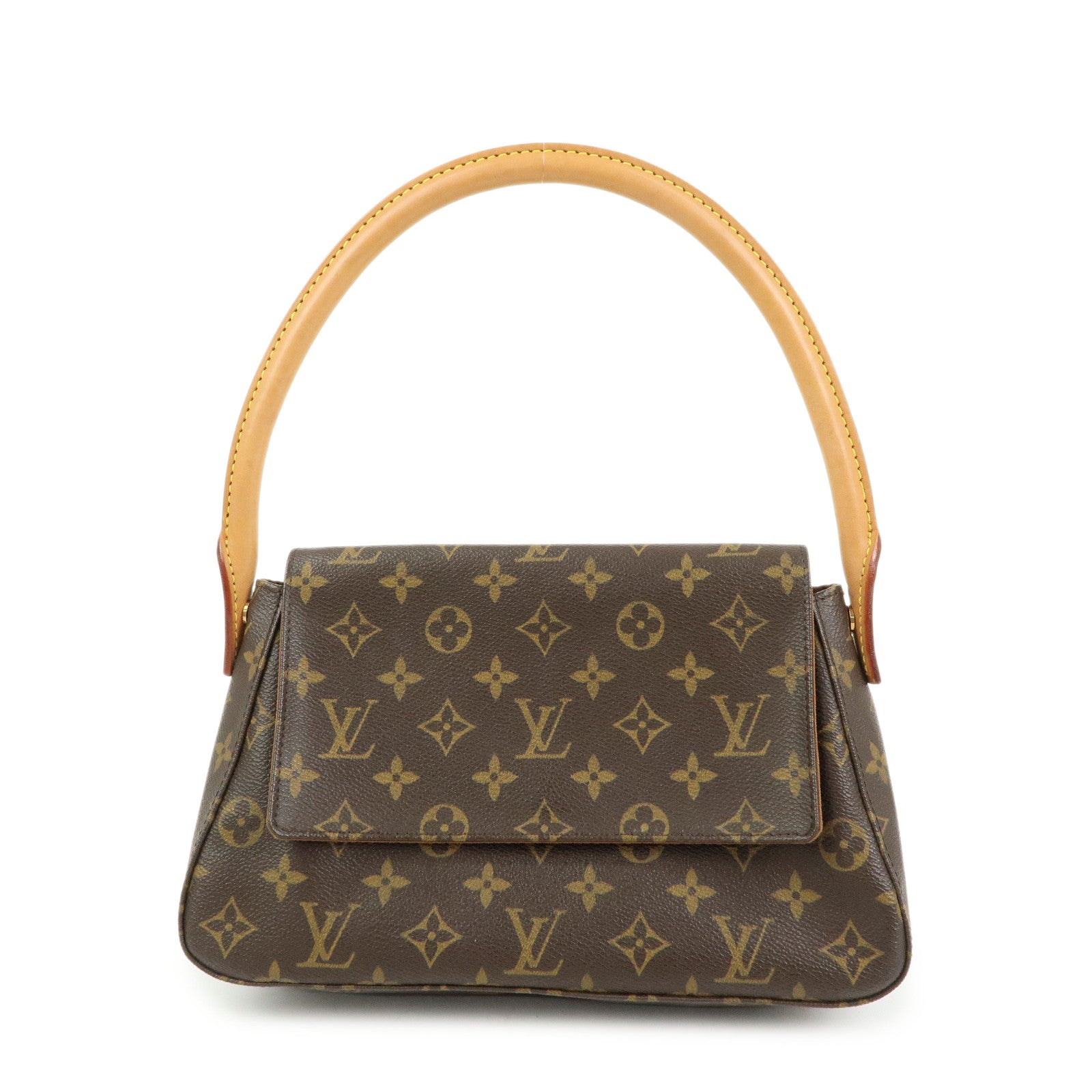 Louis Vuitton Monogram Mini Looping Shoulder Bag Brown M51147
