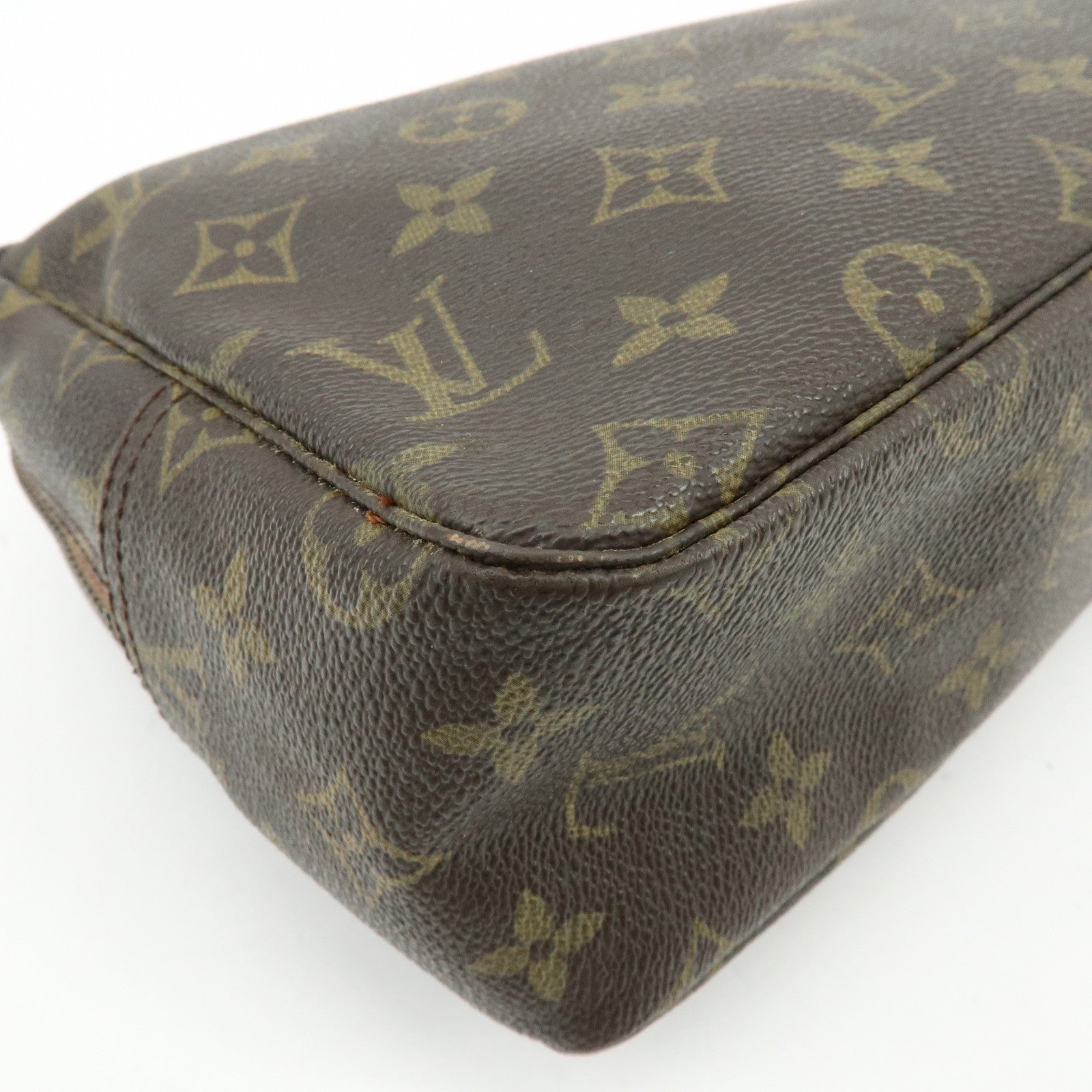 Louis Vuitton Monogram Trousse Toilette 28 Pouch Brown M47522