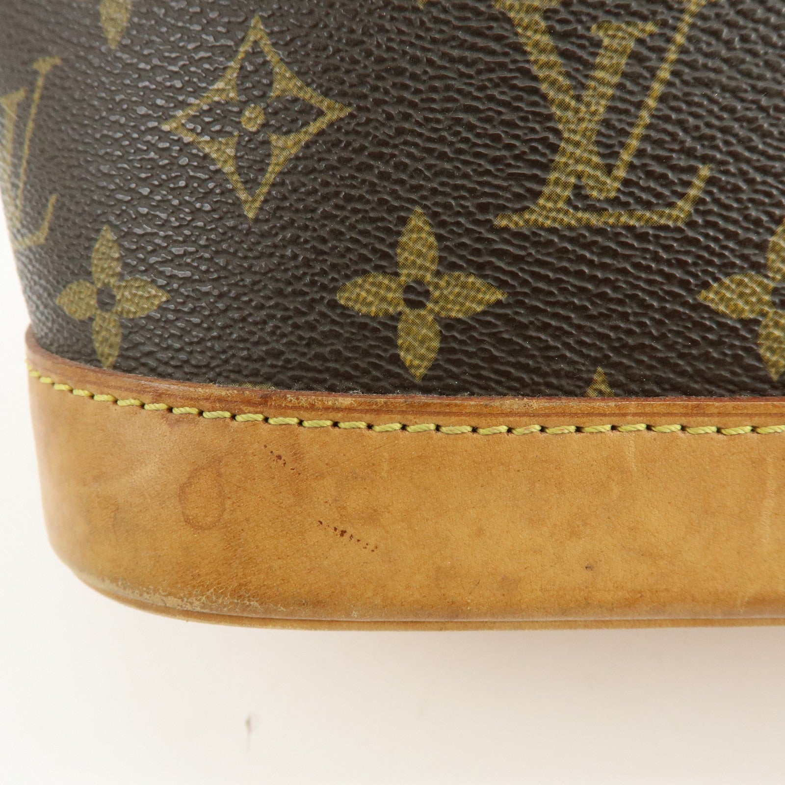 Louis Vuitton Monogram Canvas Alma Hand Bag Brown M51130