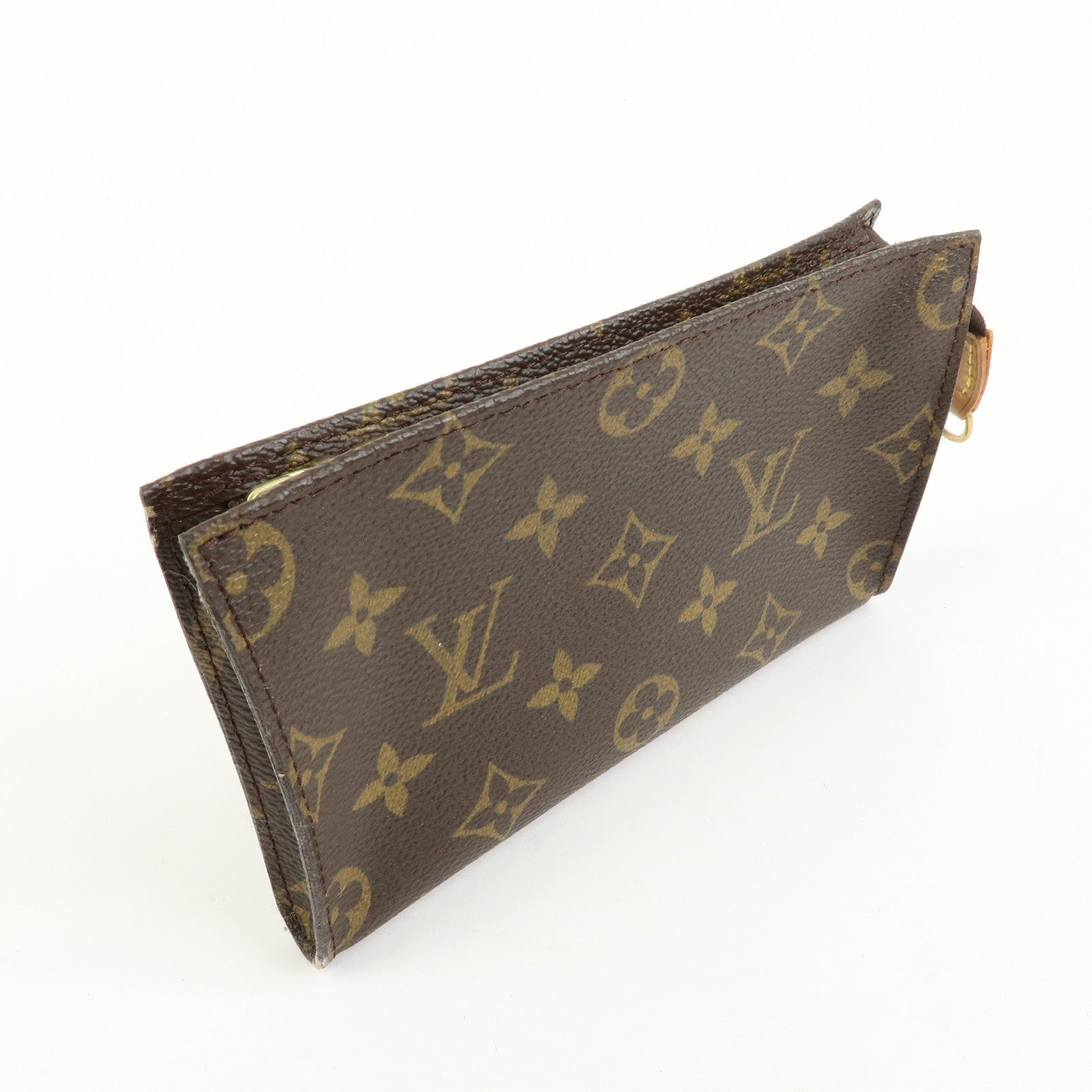 Louis Vuitton Monogram Pouch for Bucket PM Bag Accessory Pouch Brown