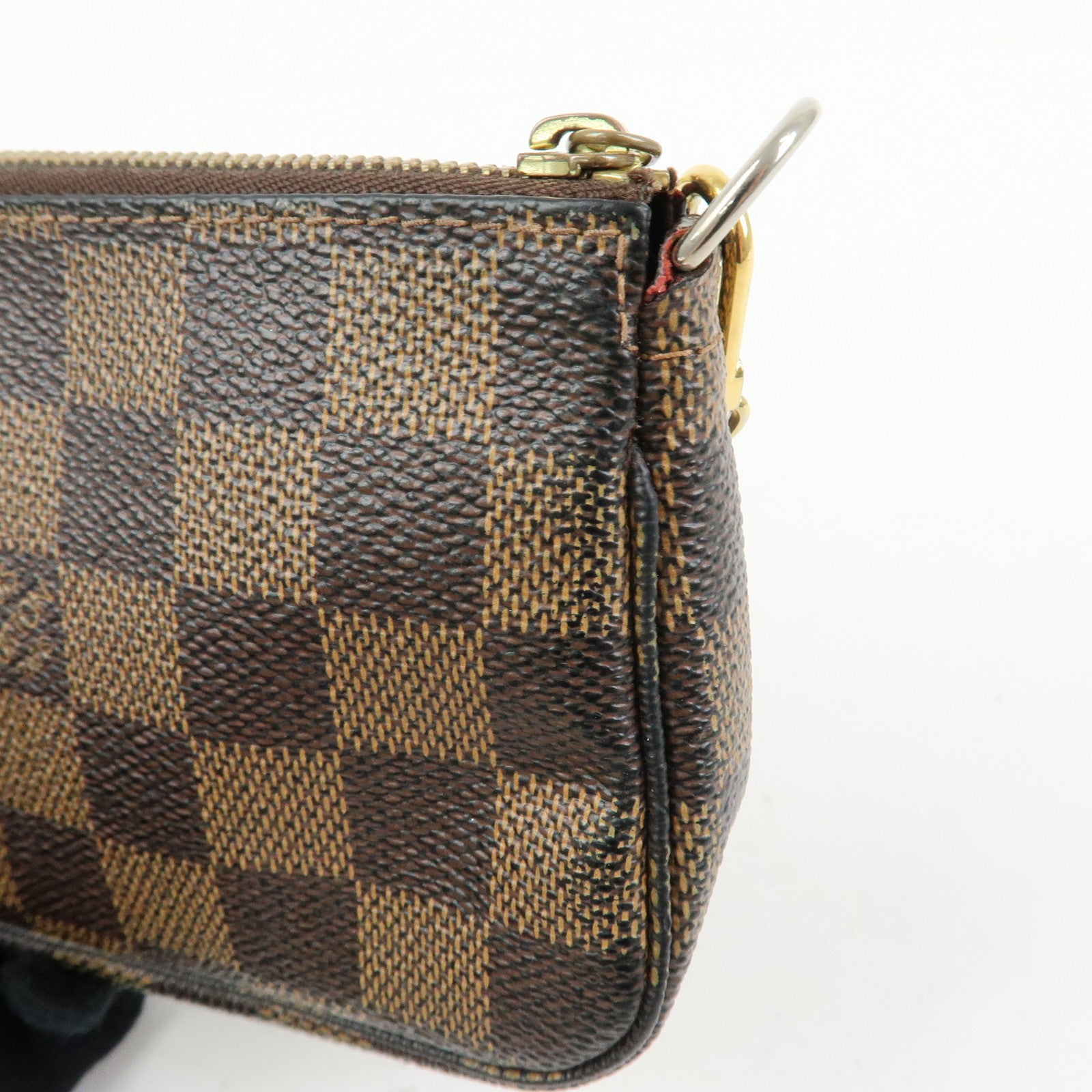 Louis Vuitton Damier T&B Mini Pochette Accessoires Pouch Brown N58011