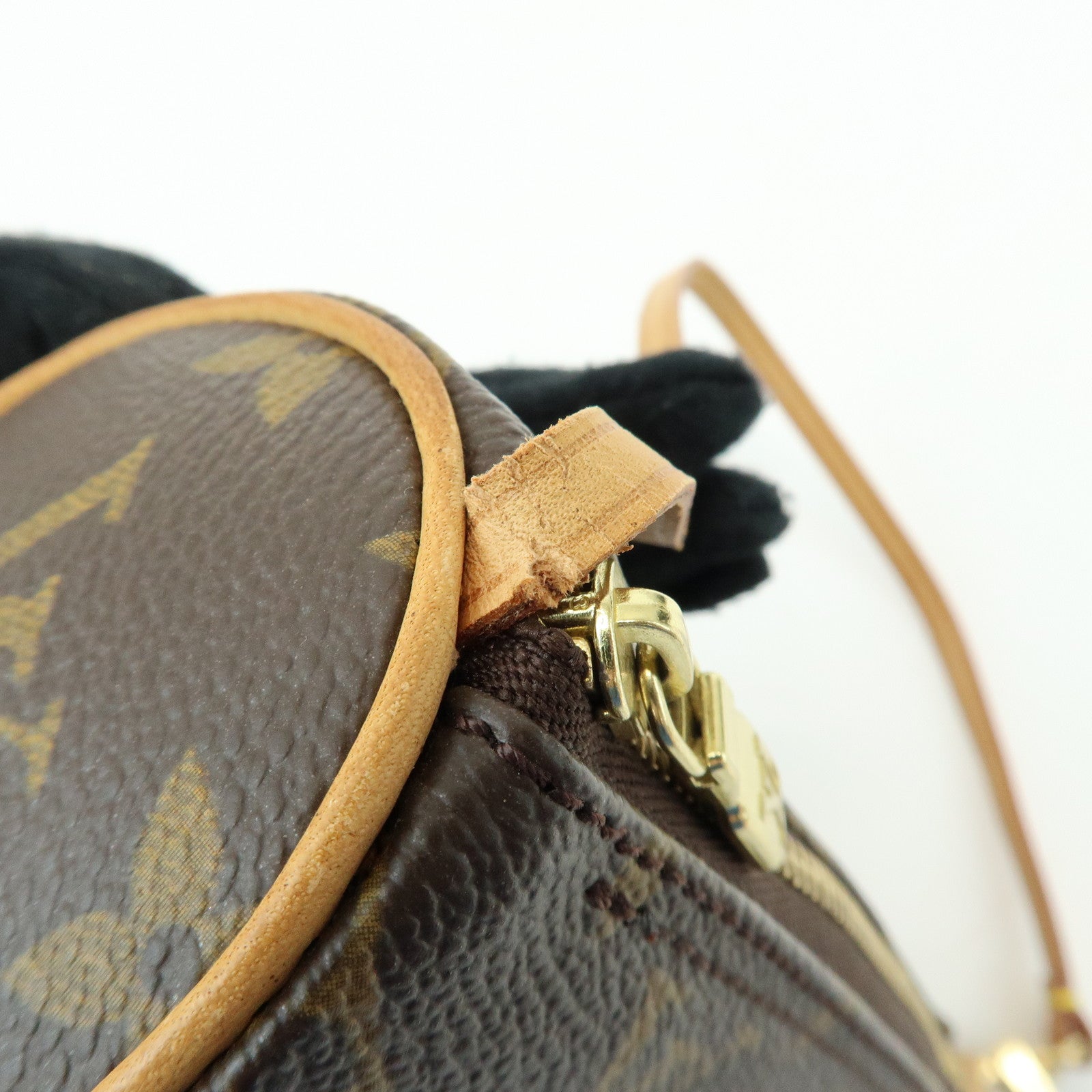 Louis Vuitton Monogram Canvas Mini Pouch for Papillon Bag Brown