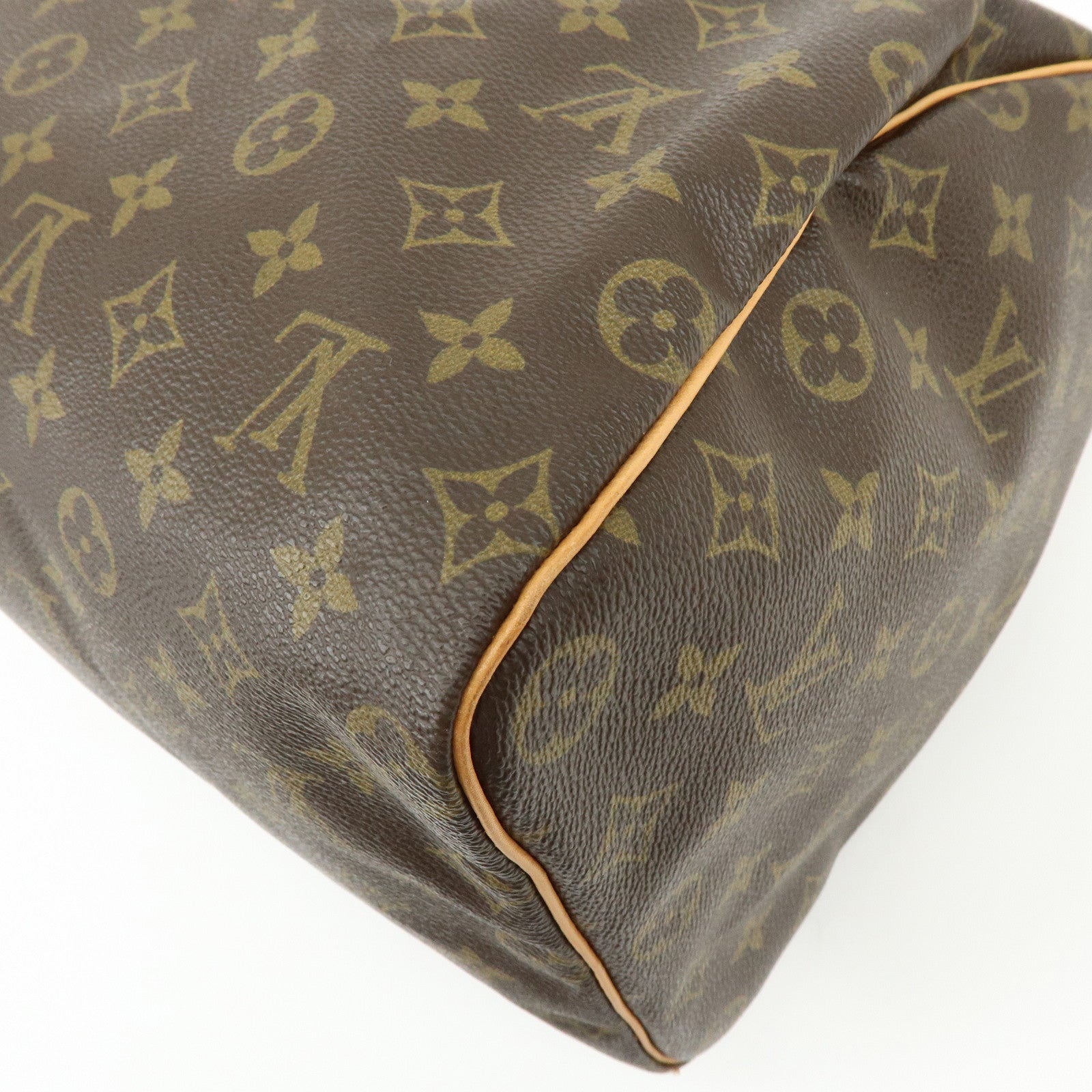 Louis Vuitton Monogram Speedy 40 Hand Bag Boston Bag Brown M41522