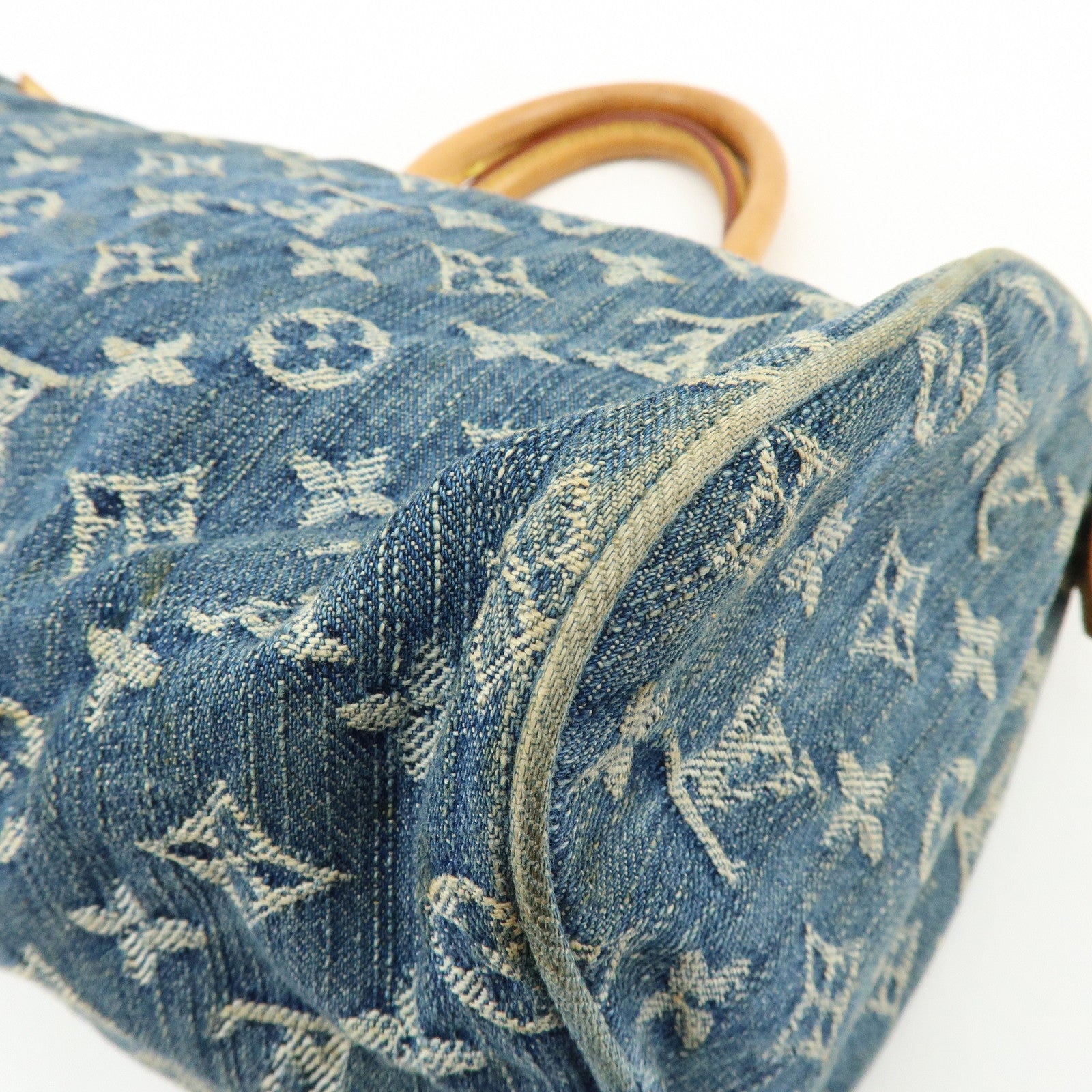 Louis Vuitton Monogram Denim Neo Speedy Boston Bag Blue M95019