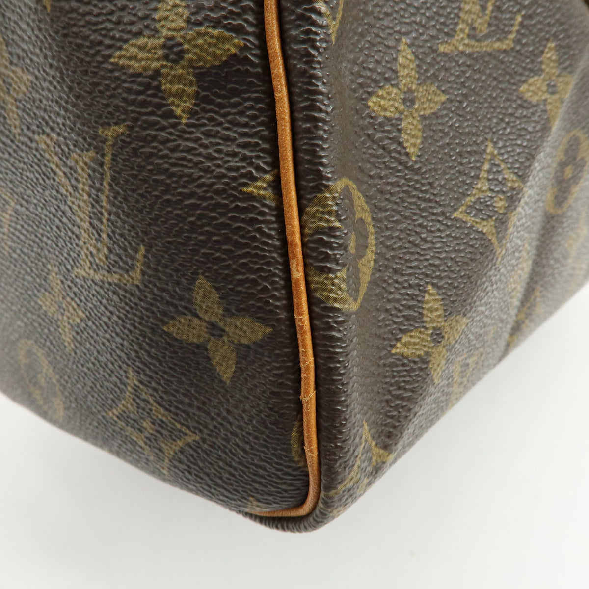 Louis Vuitton Monogram Speedy 25 Boston Bag Hand Bag Brown M41528