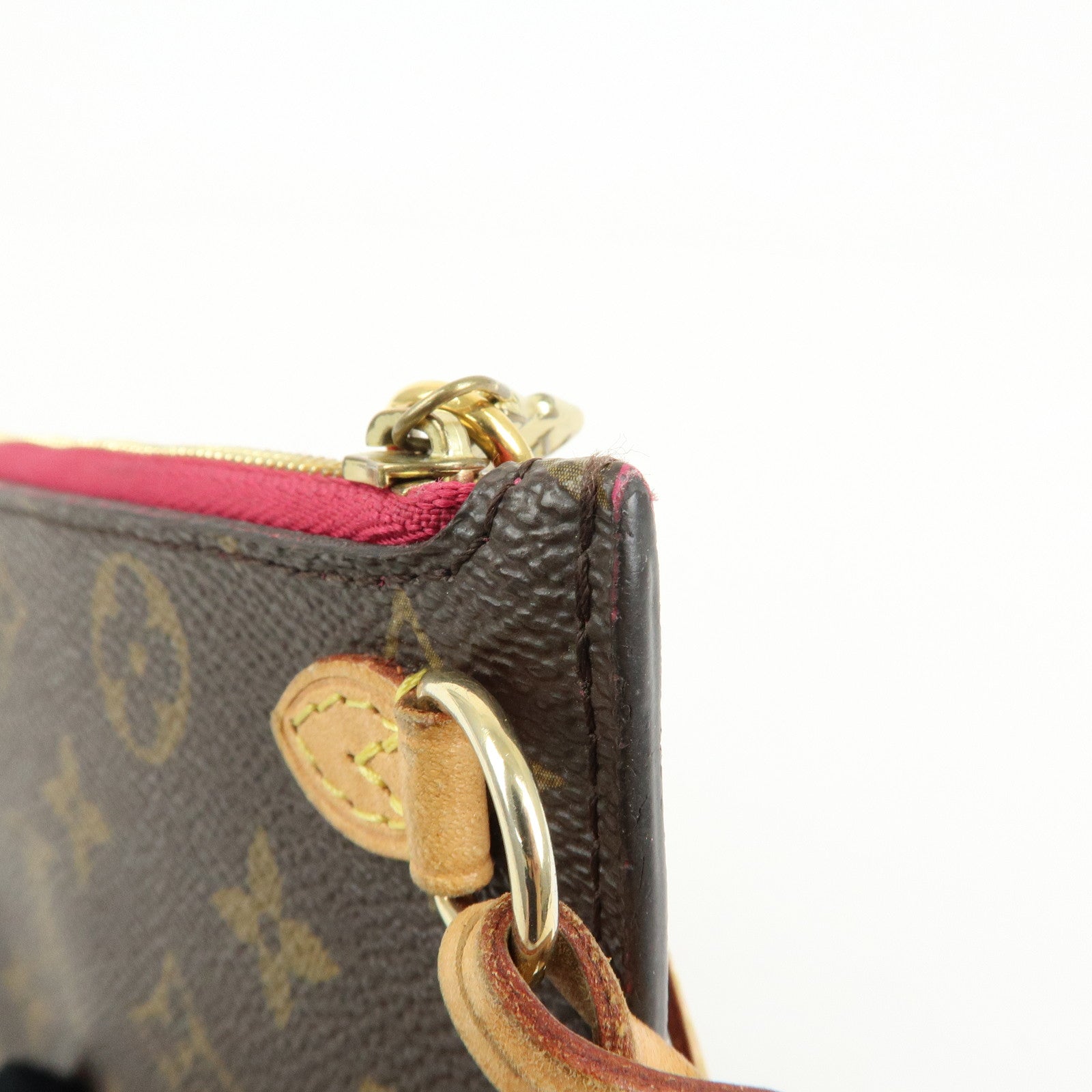 Louis Vuitton Monogram Canvas Pouch for Neverfull PM Tote Bag Pivoine