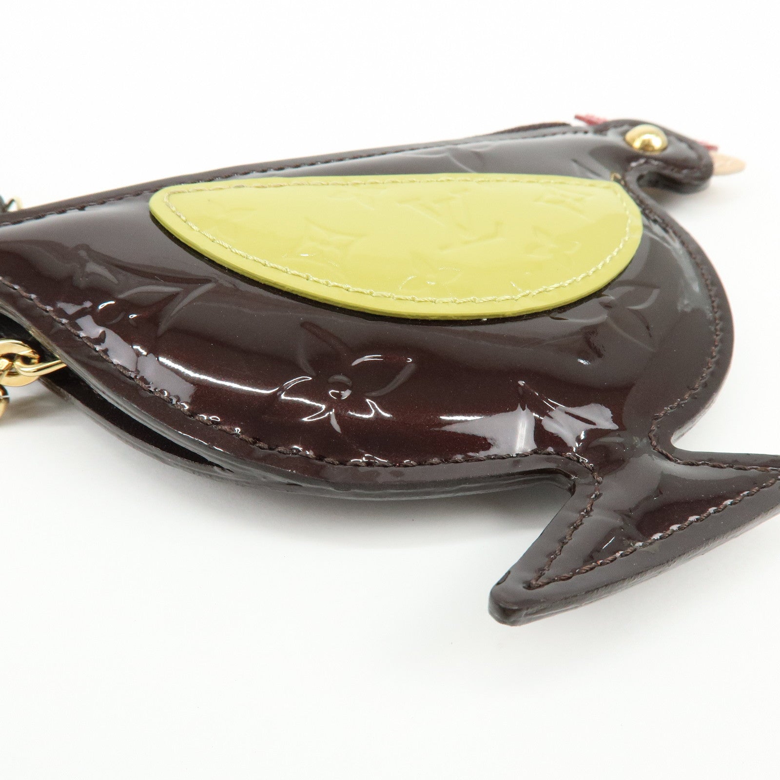 Louis Vuitton Monogram Vernis Leather Pochette Coq Coin Case M91406