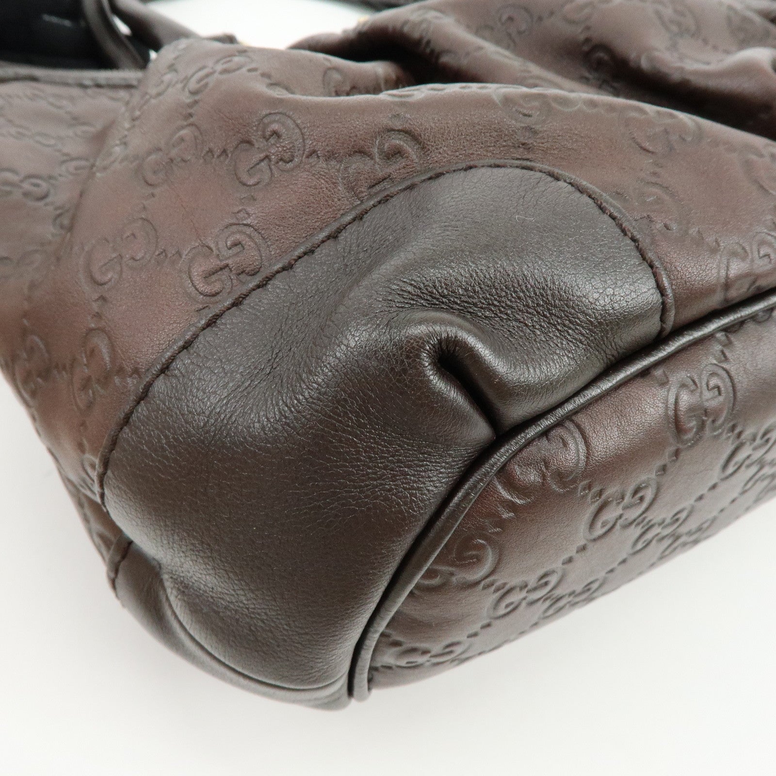 GUCCI Sukey Interlocking G Guccissima Leather 2Way Shoulder Bag 247902